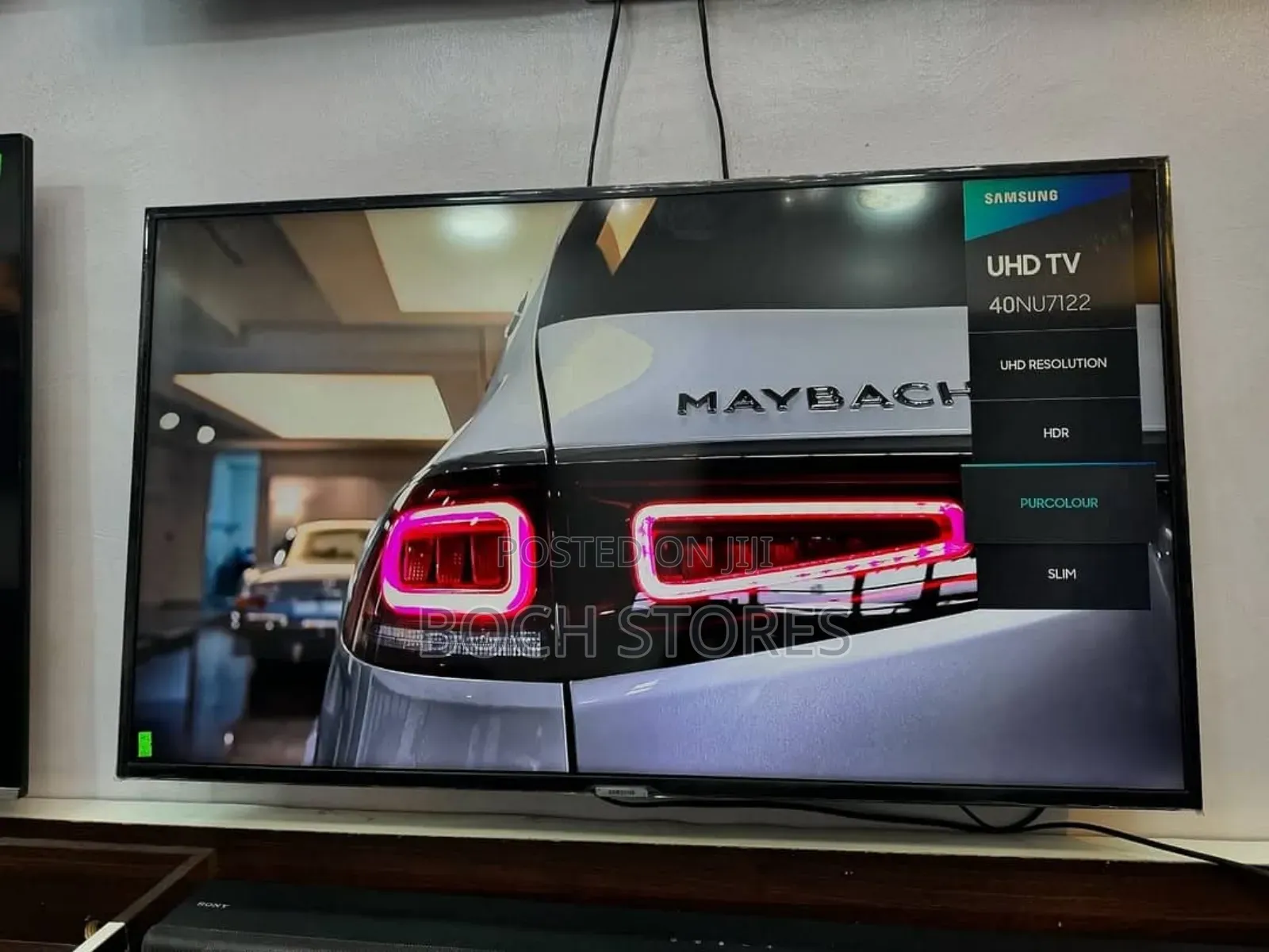 Samsung NU 40inches UHD FRAMELESS Smart Tv 