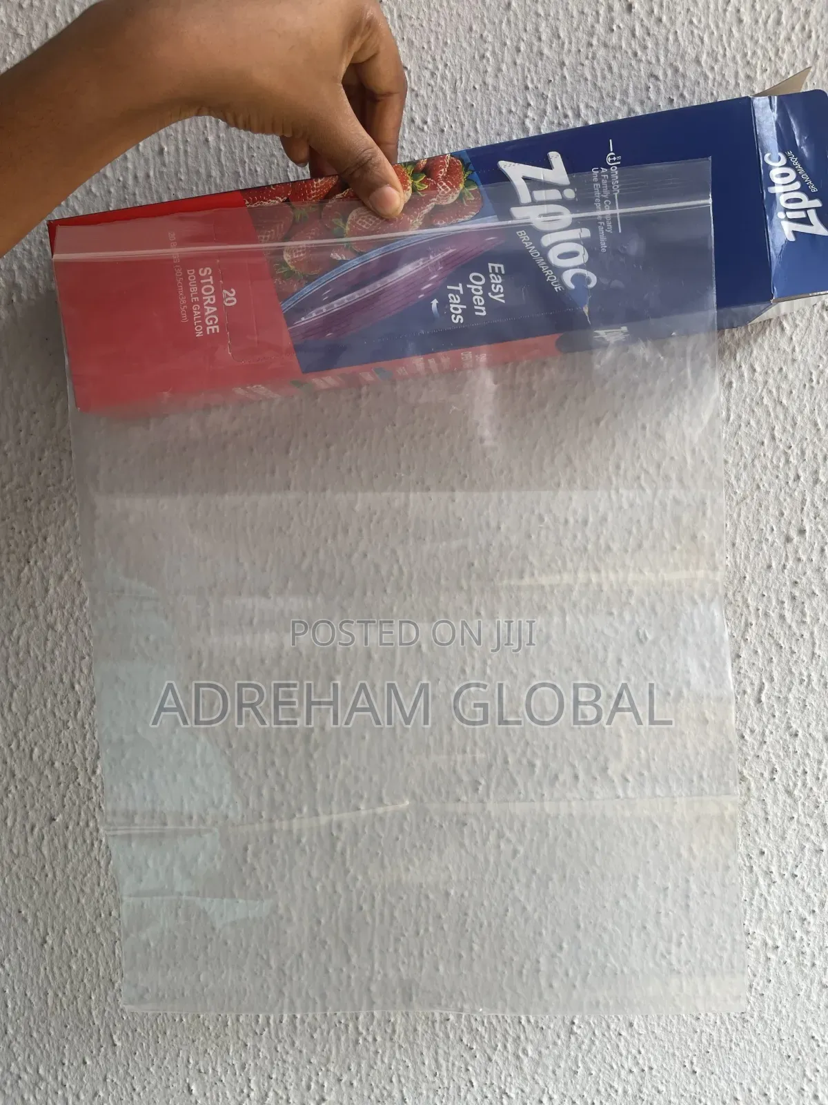 Ziplock Gallon by 20pc Size 30.5cm*38.5cm• Very Thick