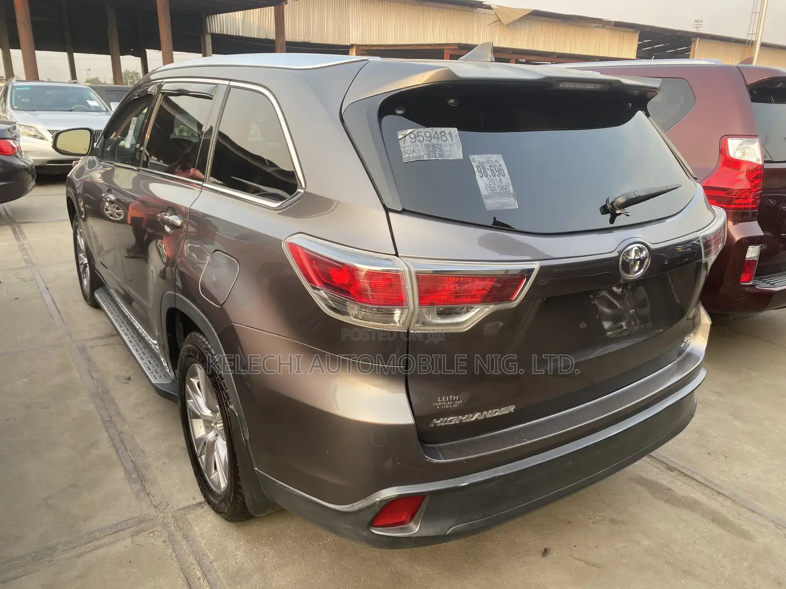 Toyota Highlander XLE V6 4x2 (3.5L 6cyl 6A) 2016 Gray
