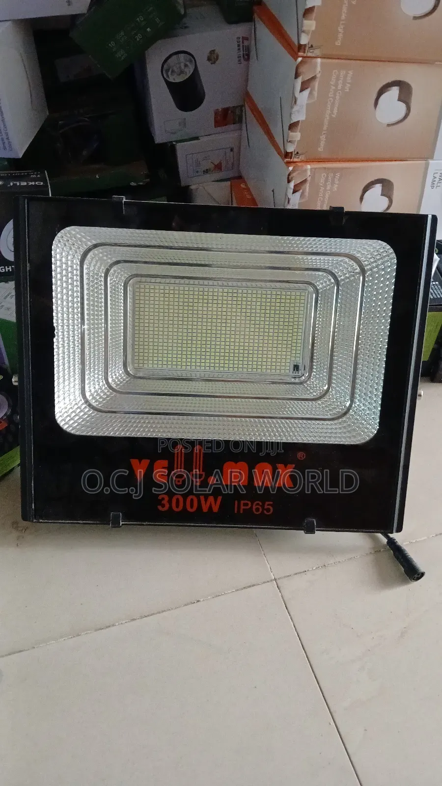 Vellmax Solar Floodlight 300watts