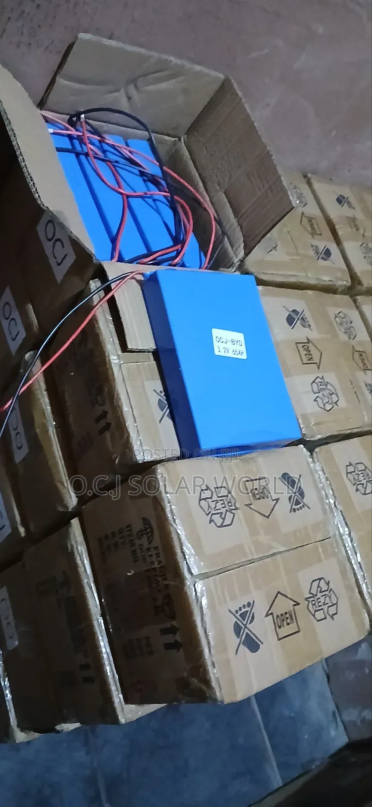 O C J Solar All in One Solar Lithium Battery 3.2volts 65ah