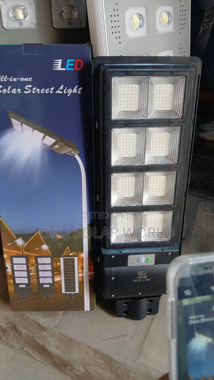 O C J Solar Street Lights All in One 1000watts