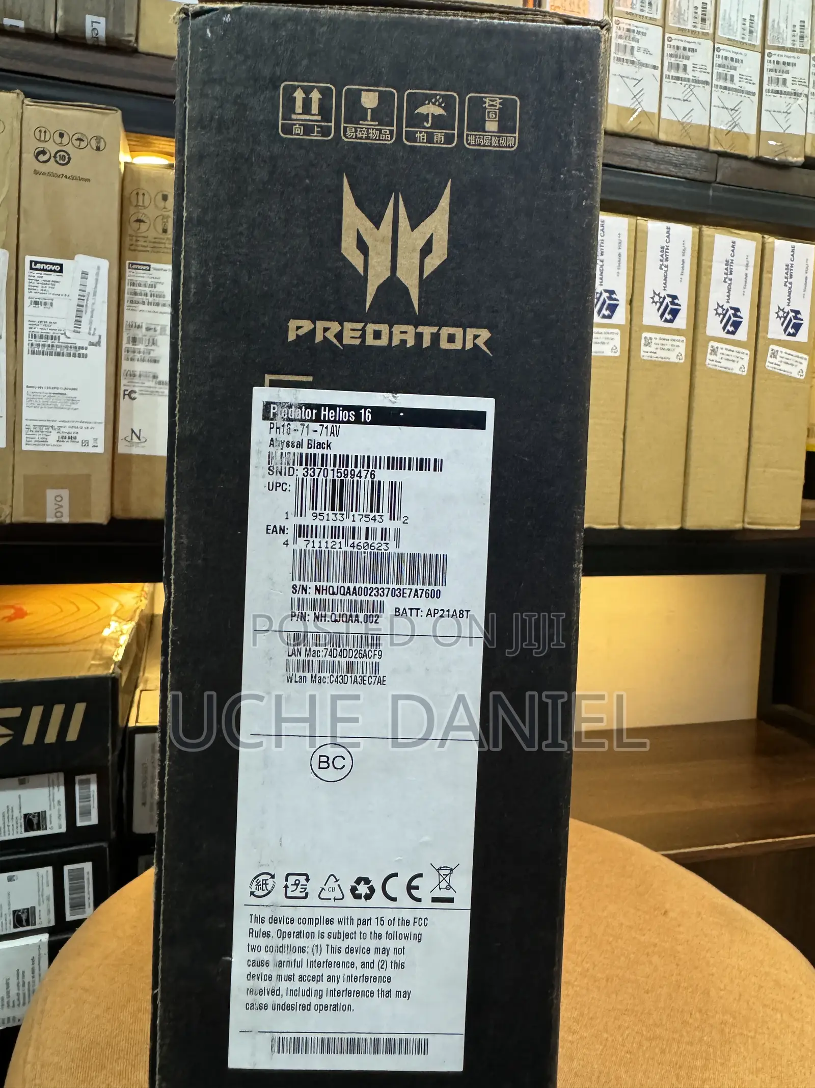 New Laptop Acer Predator Helios 16 16GB Intel Core I7 SSD 1T