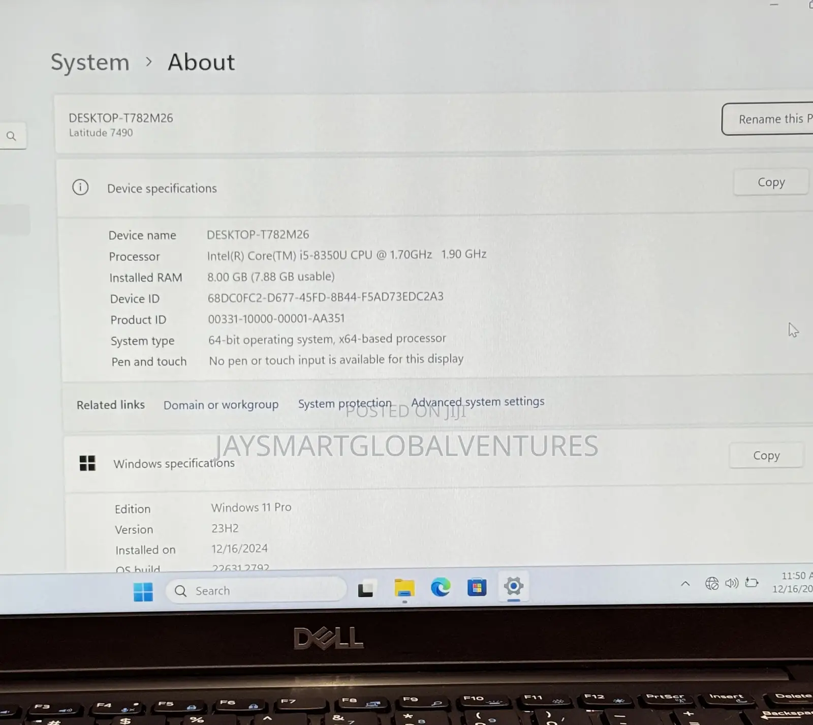 Laptop Dell Latitude 7490 8GB Intel Core i5 SSD 256GB