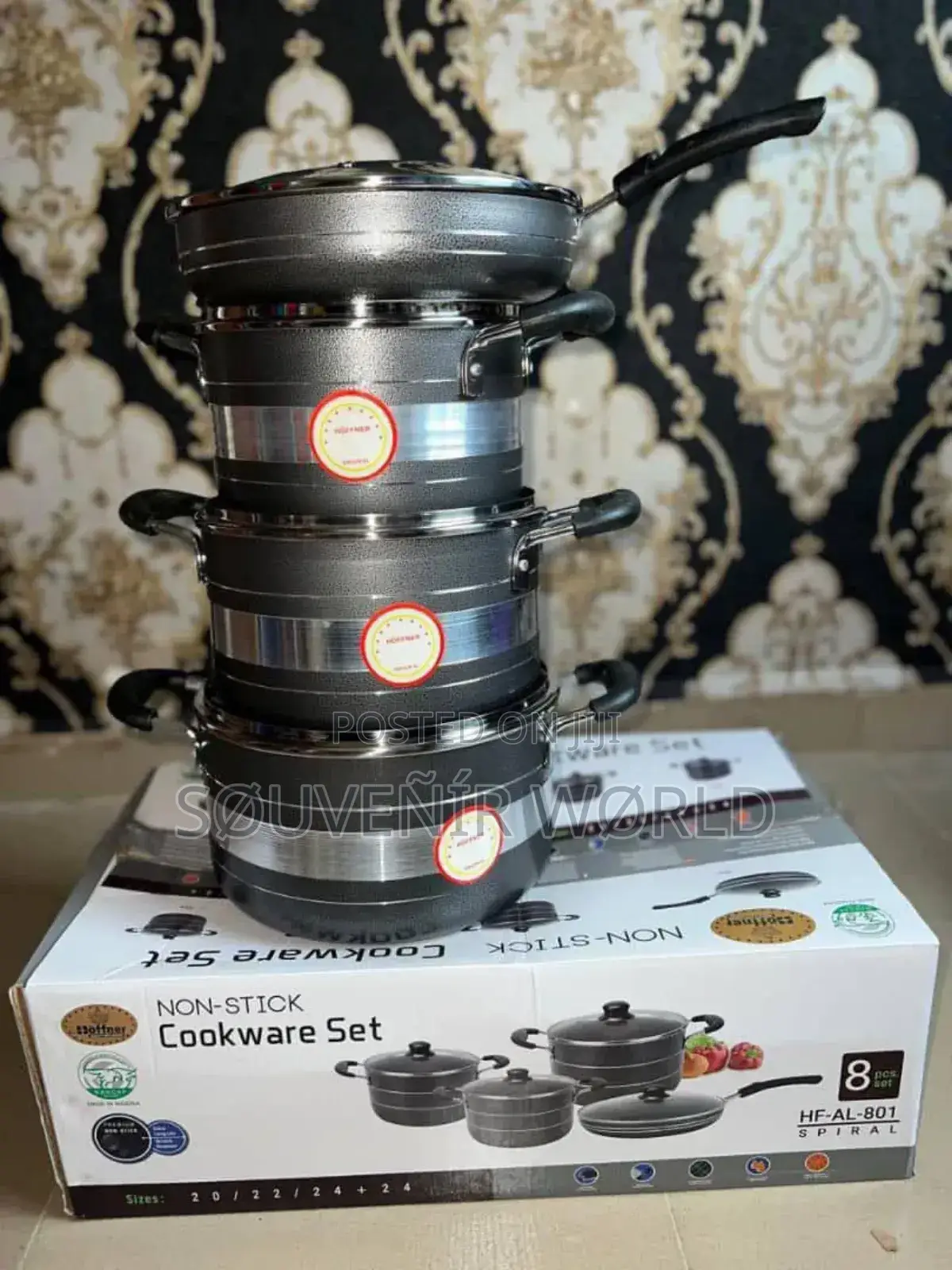 Non Stick Pots With Fry Pan