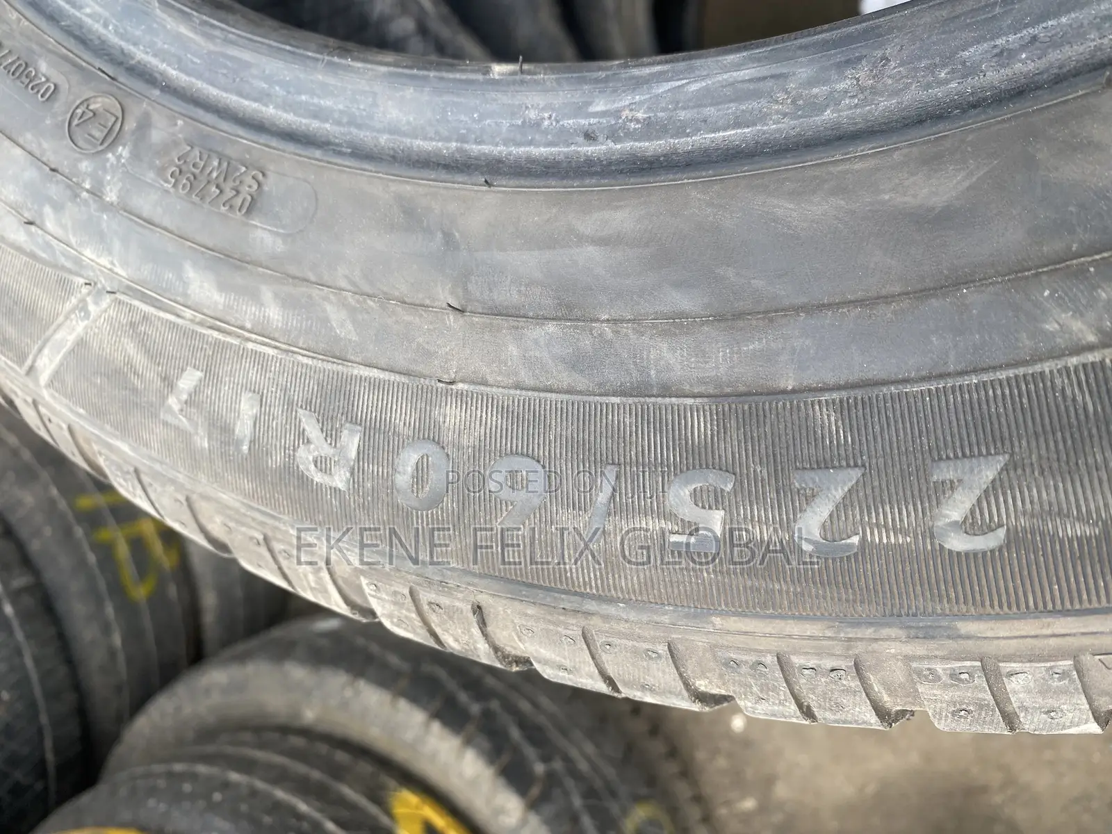 225/60/17 Dunlop Run Flat