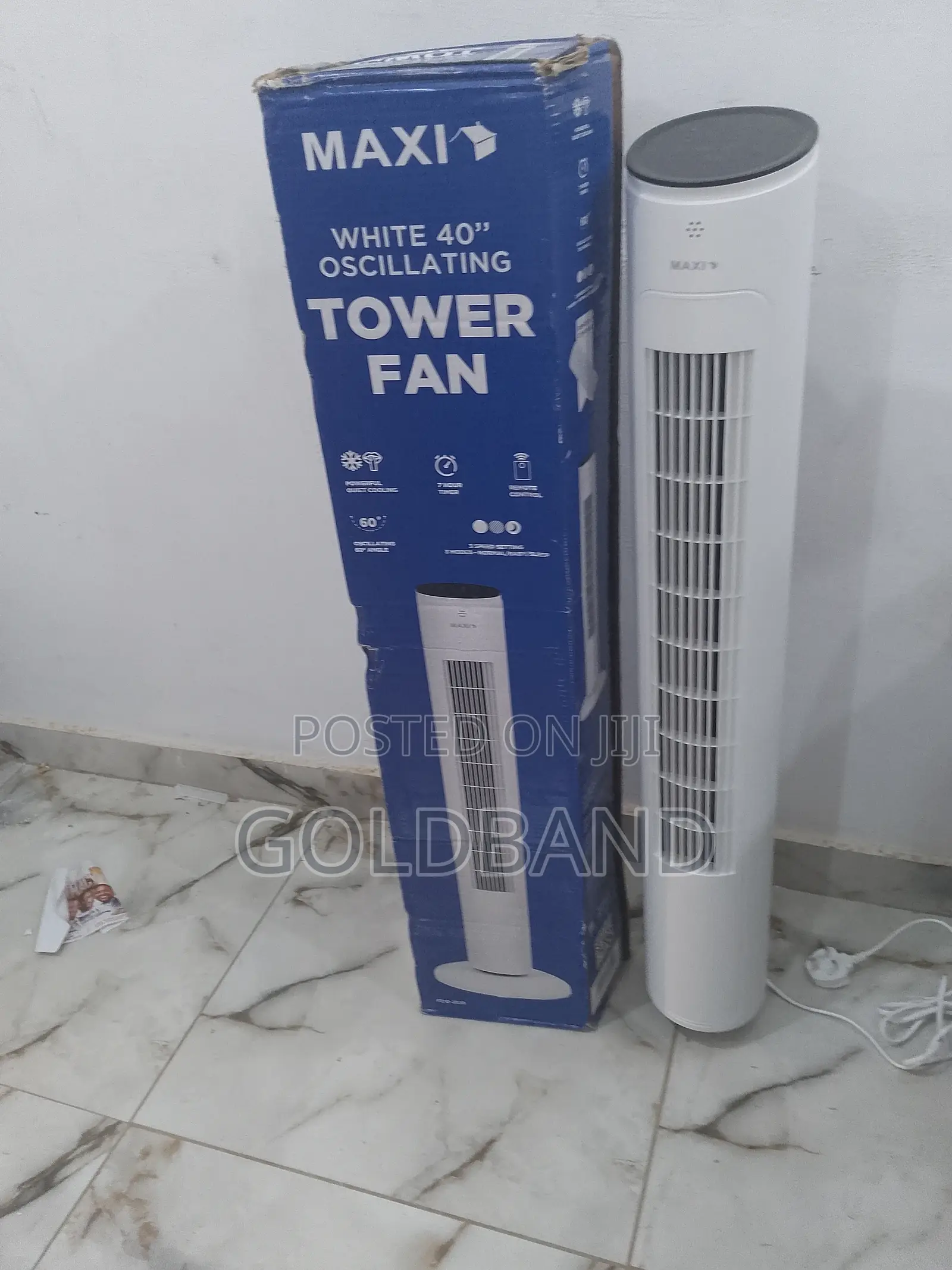 Maxi 40" Oscilatting Turbo Tower Fan