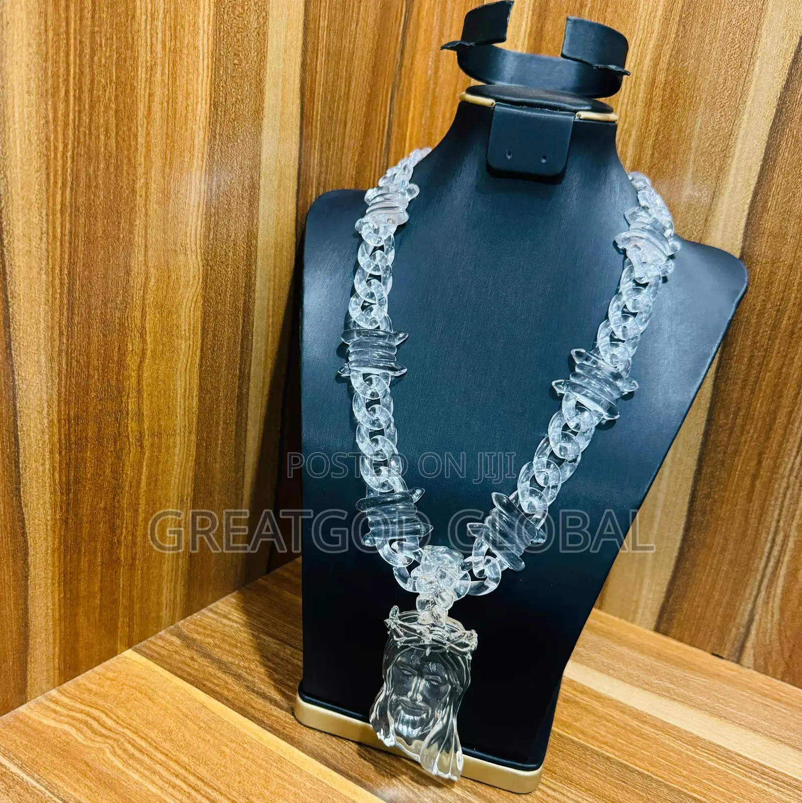 Luxury or Nothing Transparent Necklace for Men