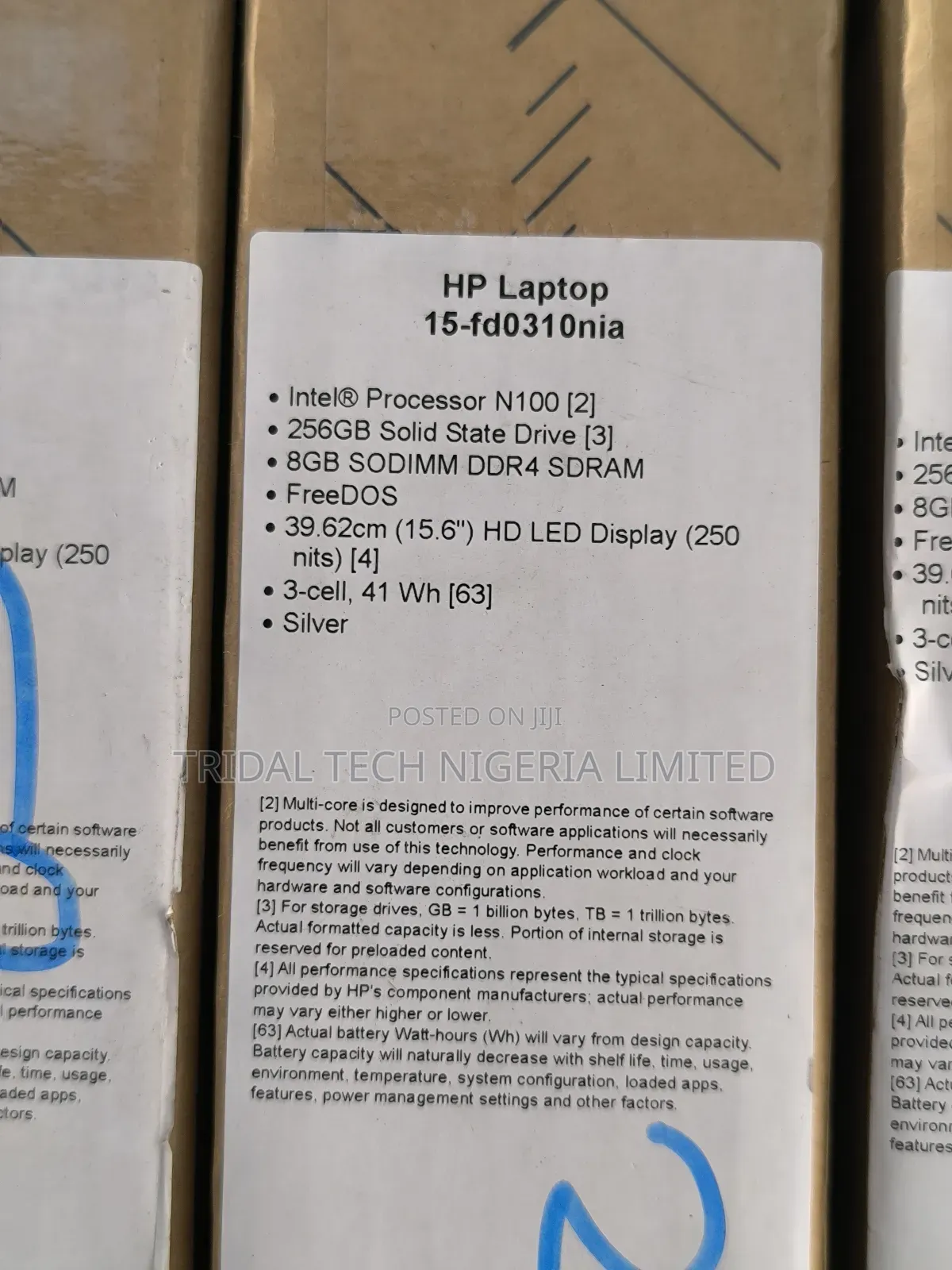 New Laptop HP 15S 8GB Intel Celeron SSD 256GB