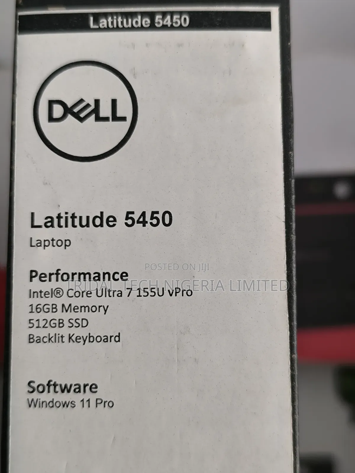 New Laptop Dell Latitude 5450 16GB Intel Core Ultra 7 SSD 512GB