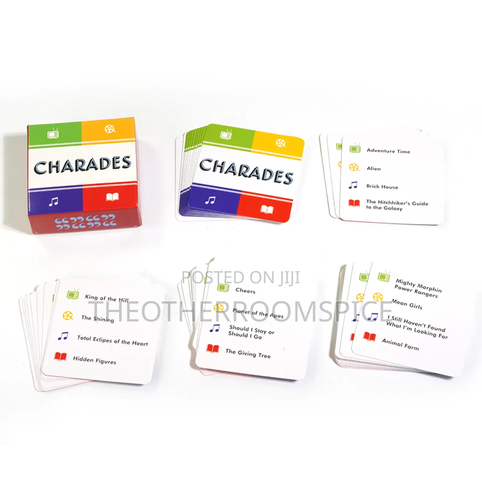 Mini Charades Adult Family Party 50pc Fun Card Game
