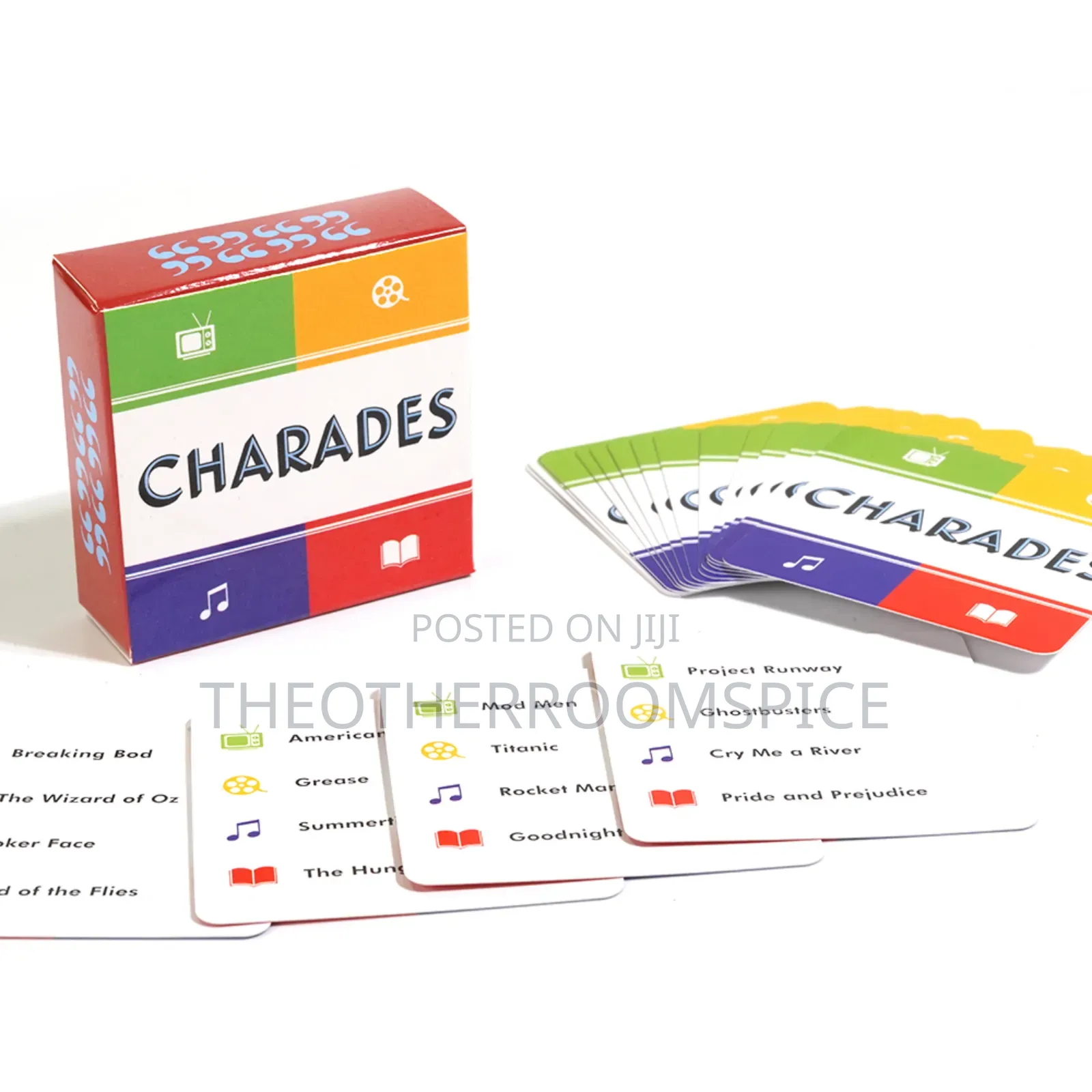 Mini Charades Adult Family Party 50pc Fun Card Game