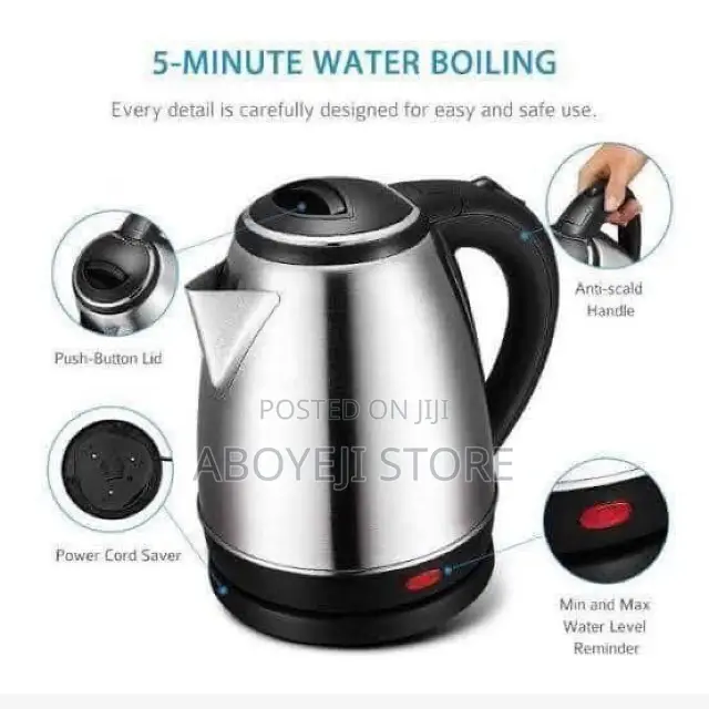 Water Heater Jug Corded Electric Kettle 2.0 LTRS