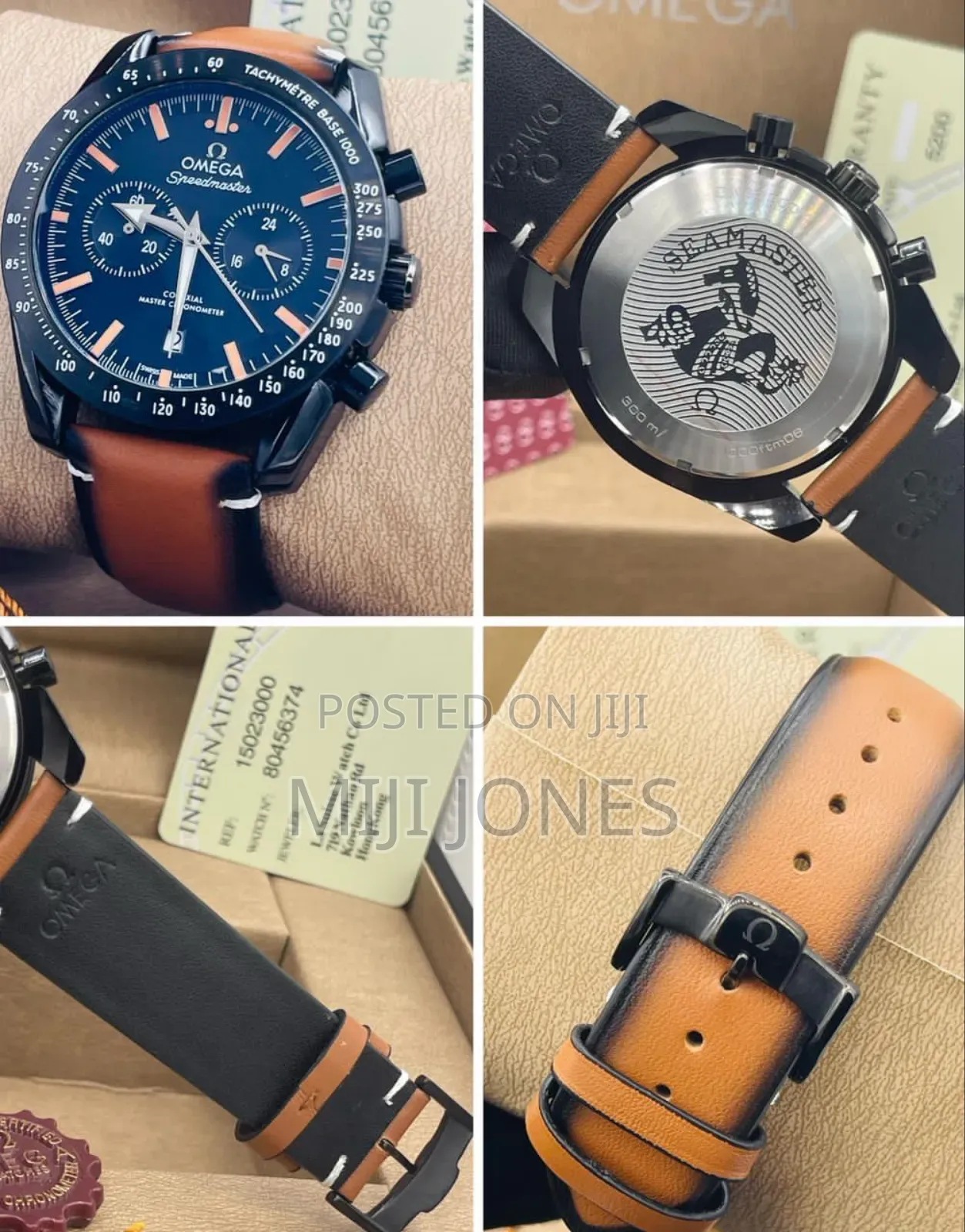 Seamaster Co-axial Leather Watches