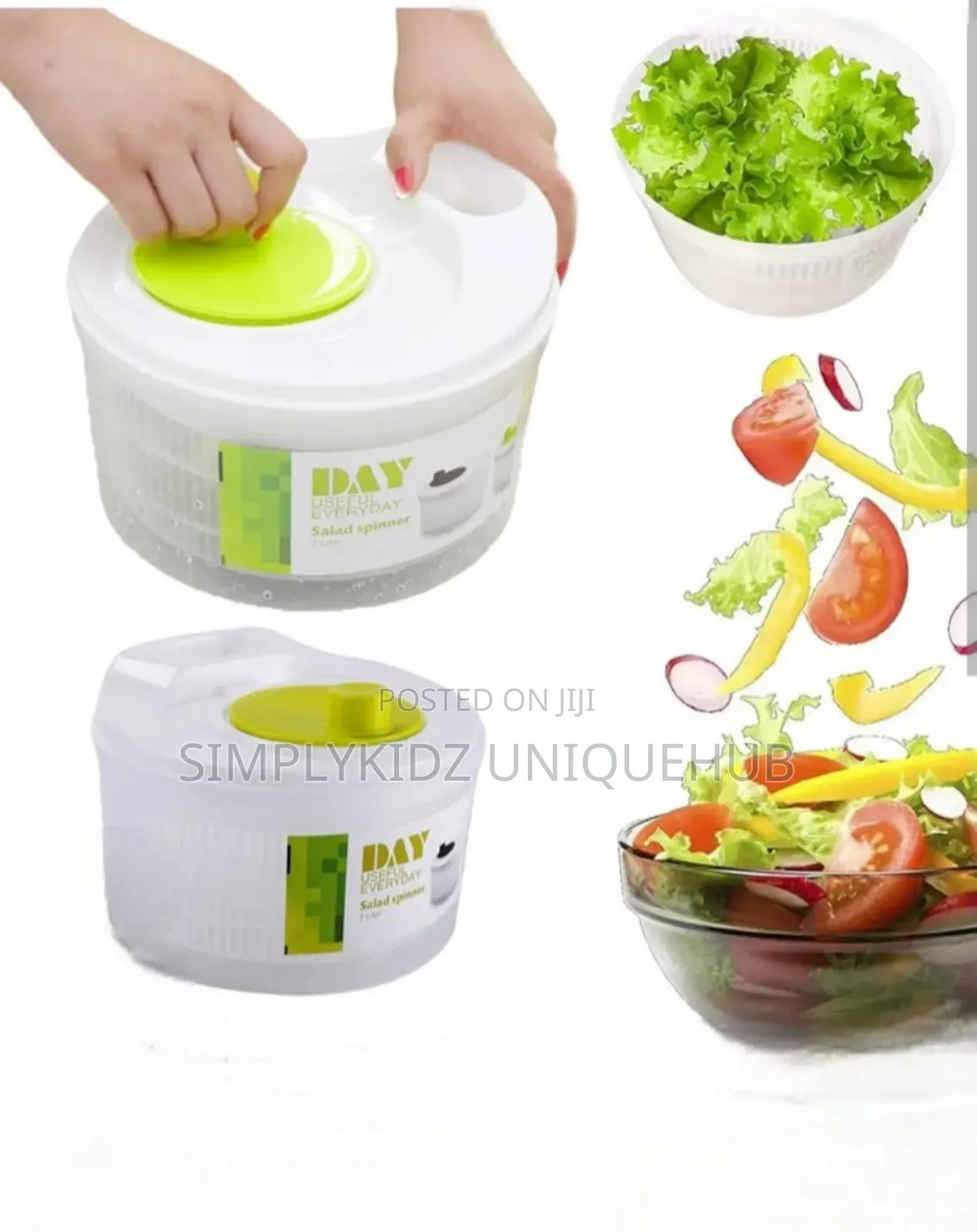 Salad Spinner Collapsible Vegetable Dryer
