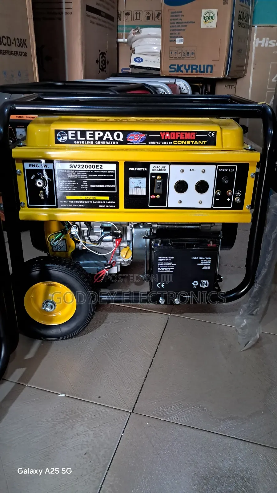 Elepaq Constant Generator SV22000E2 ORIGINAL ELEPAQ