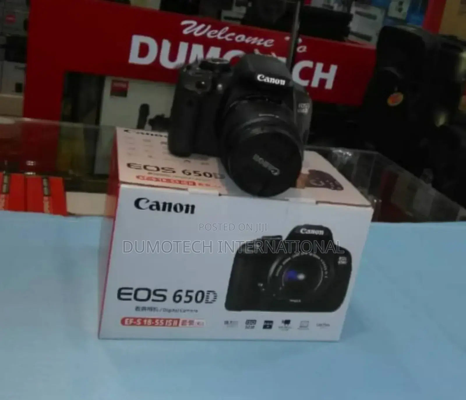 Canon EOS 650D Camera With 18-55mm Lens (London Used)
