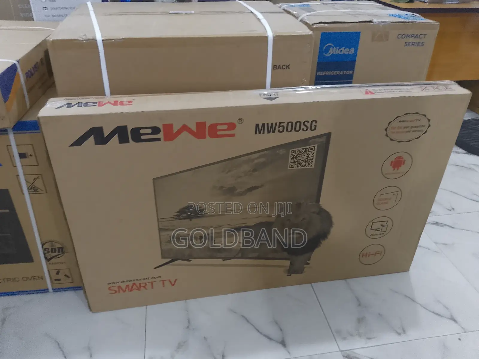 Newly Built Mewe Mw500sg 50" Smart Uhd Display TV