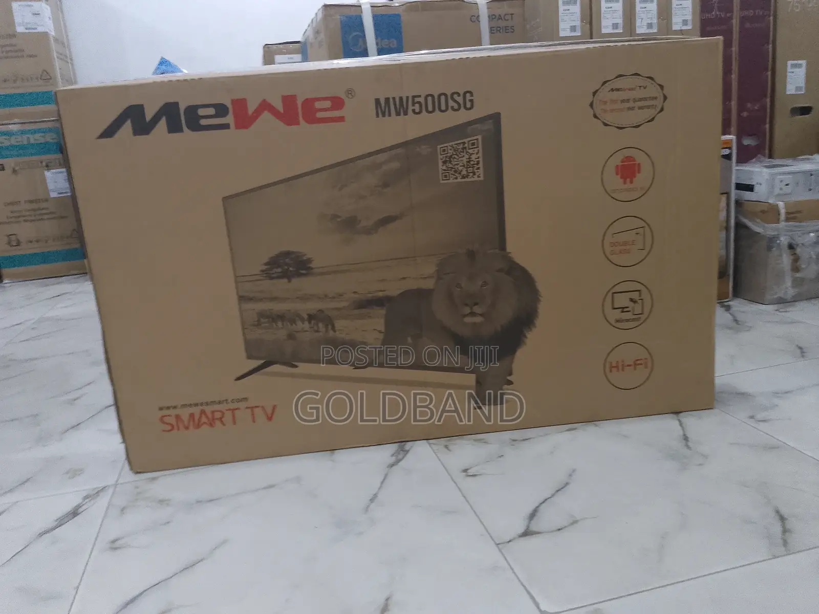 Newly Built Mewe Mw500sg 50" Smart Uhd Display TV