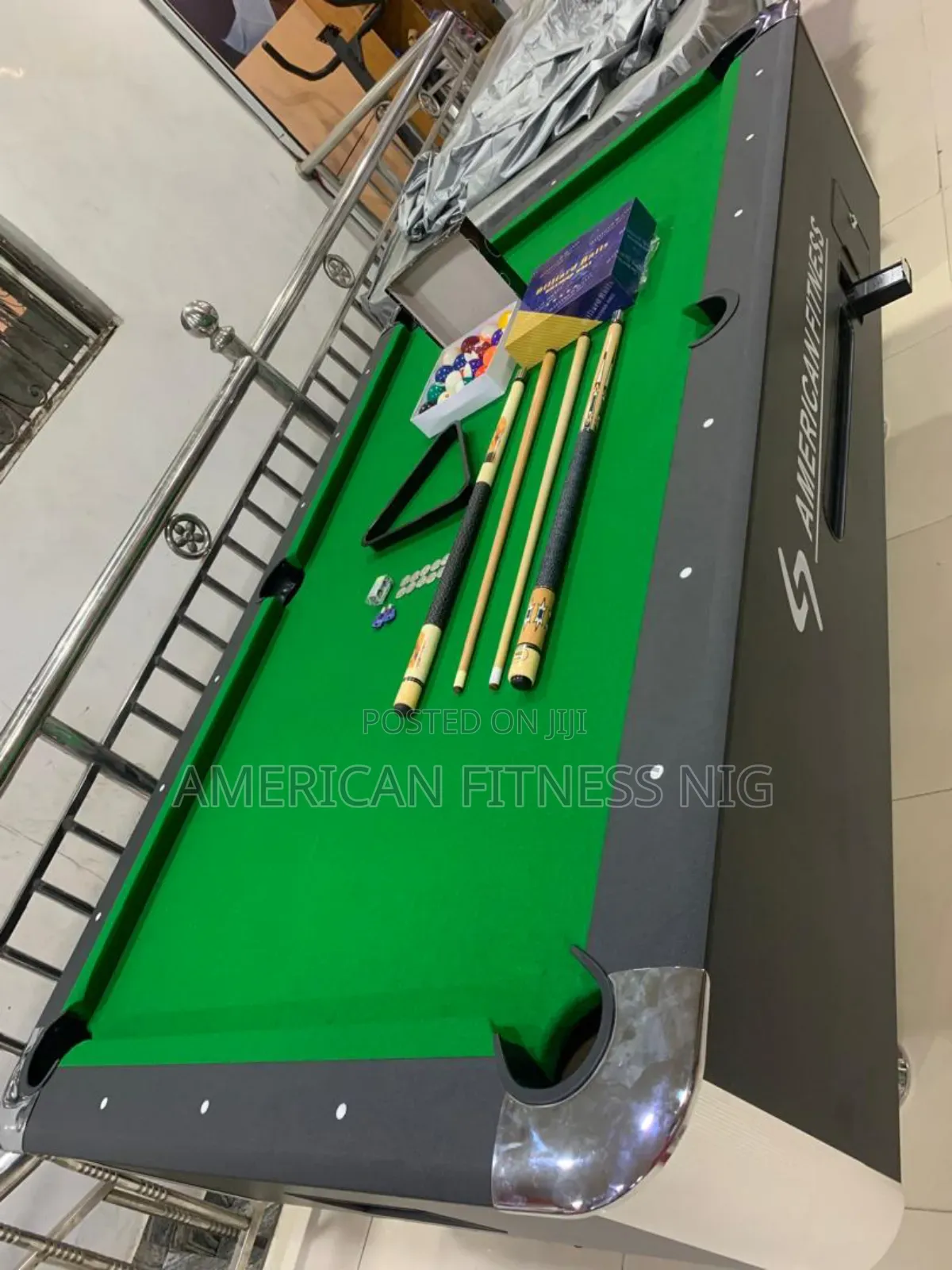 Snooker Board With Coin And Marble