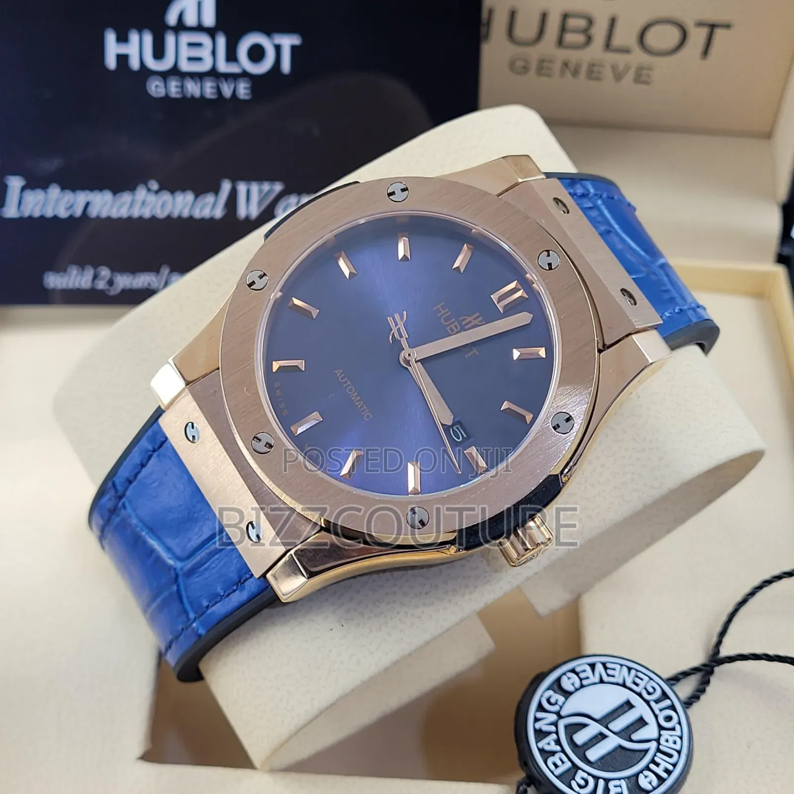 Original Hublot Rubber Strap Watch Available in Store