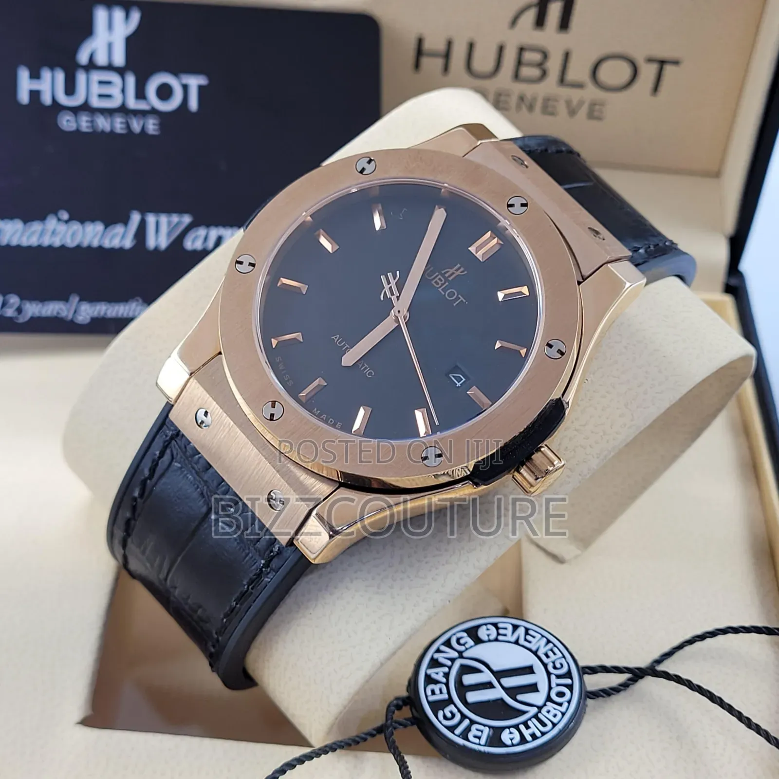 Original Hublot Rubber Strap Watch Available in Store
