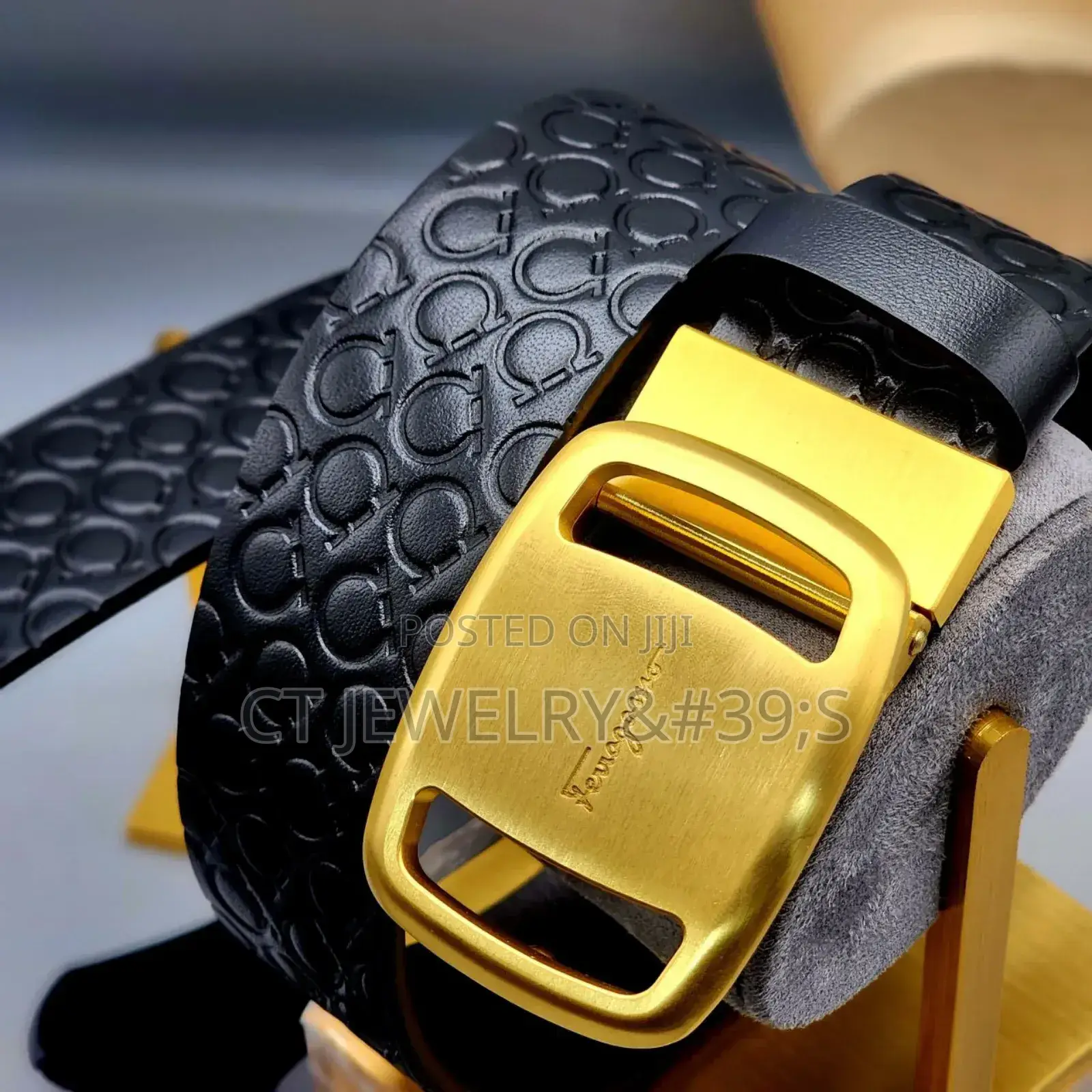 Original Leather Belt Salvatore Ferragamo (Premium) Men's