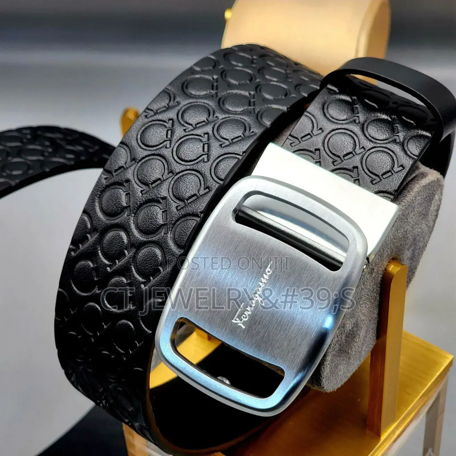 Original Leather Belt Salvatore Ferragamo (Premium) Men's