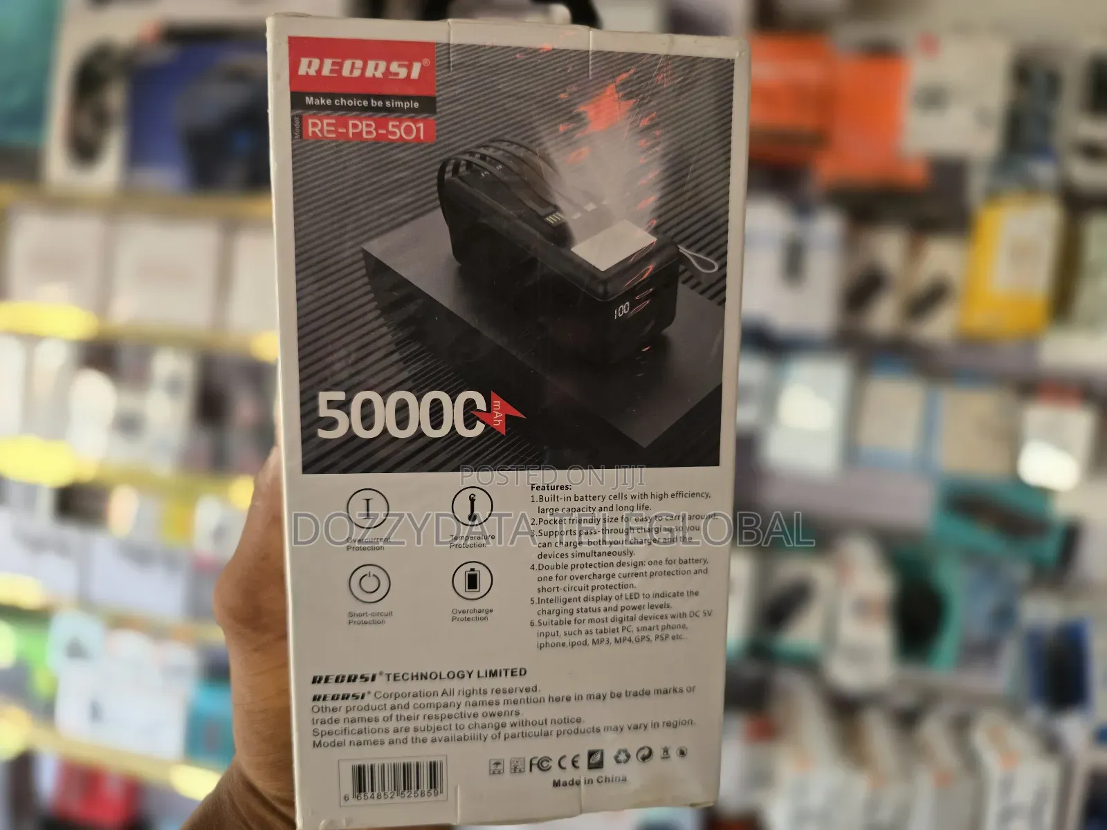 Recrsi 50000mah Powerbank RE-PB-501