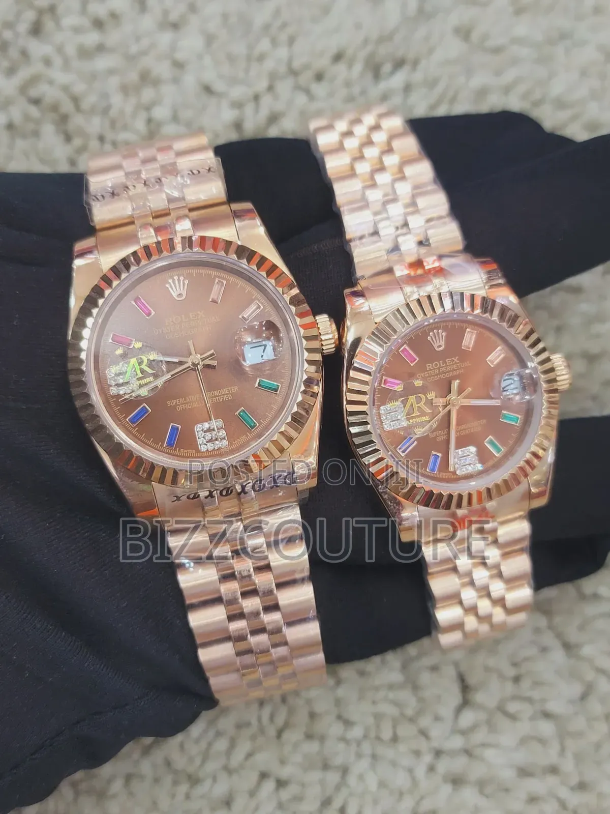 Original Rolex Date-Just Gold Chain Watch Available in Store