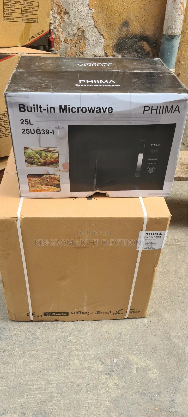 Phima 25 Liters Inbuilt Microwave Inverter Oven Elec Gas