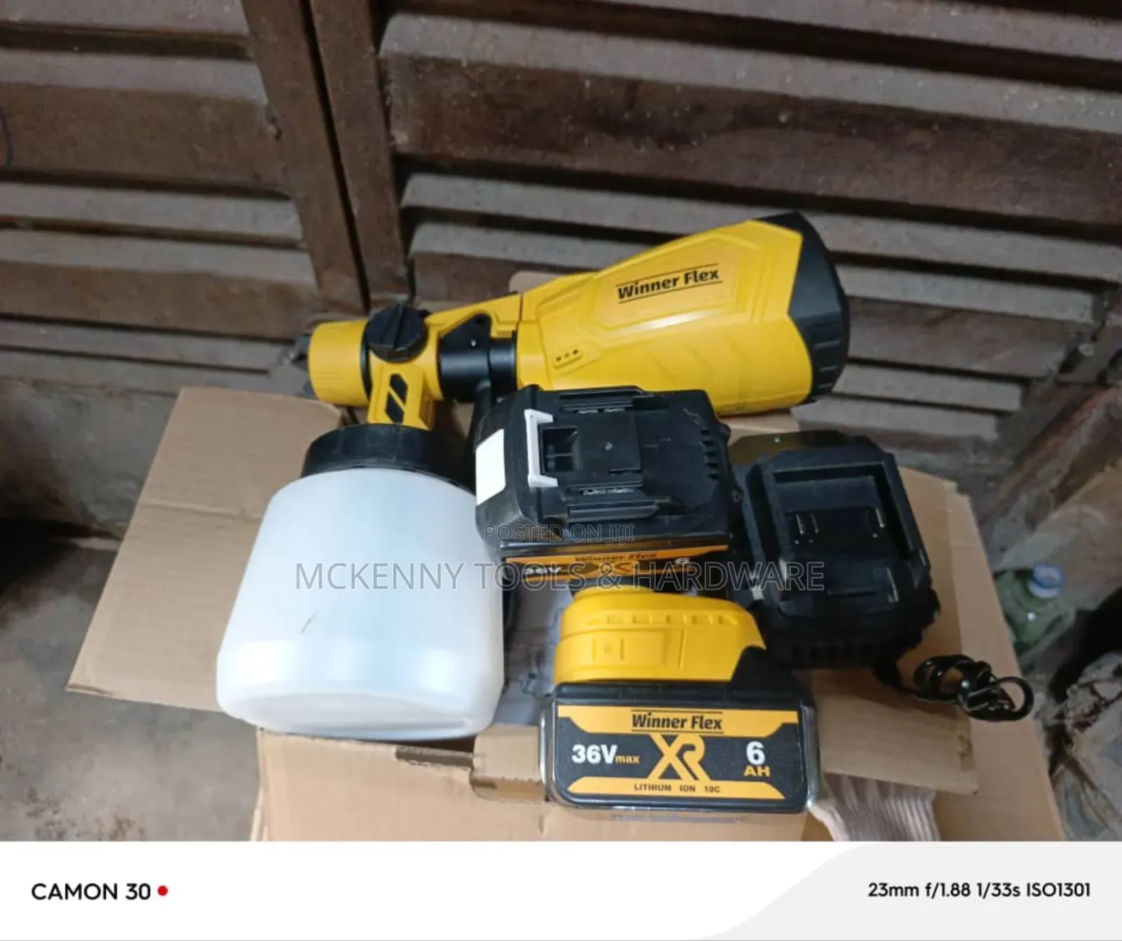 HVLP Paint Sprayer for Dewalt 20V Max Battery - Cordless
