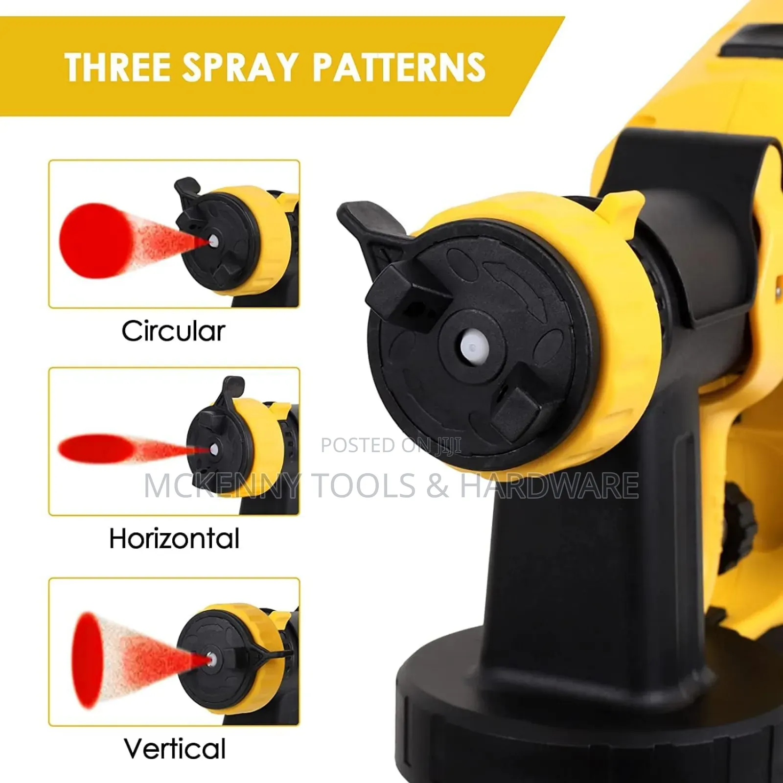 Brushless HVLP Paint Sprayer for Dewalt 20V Max Battery