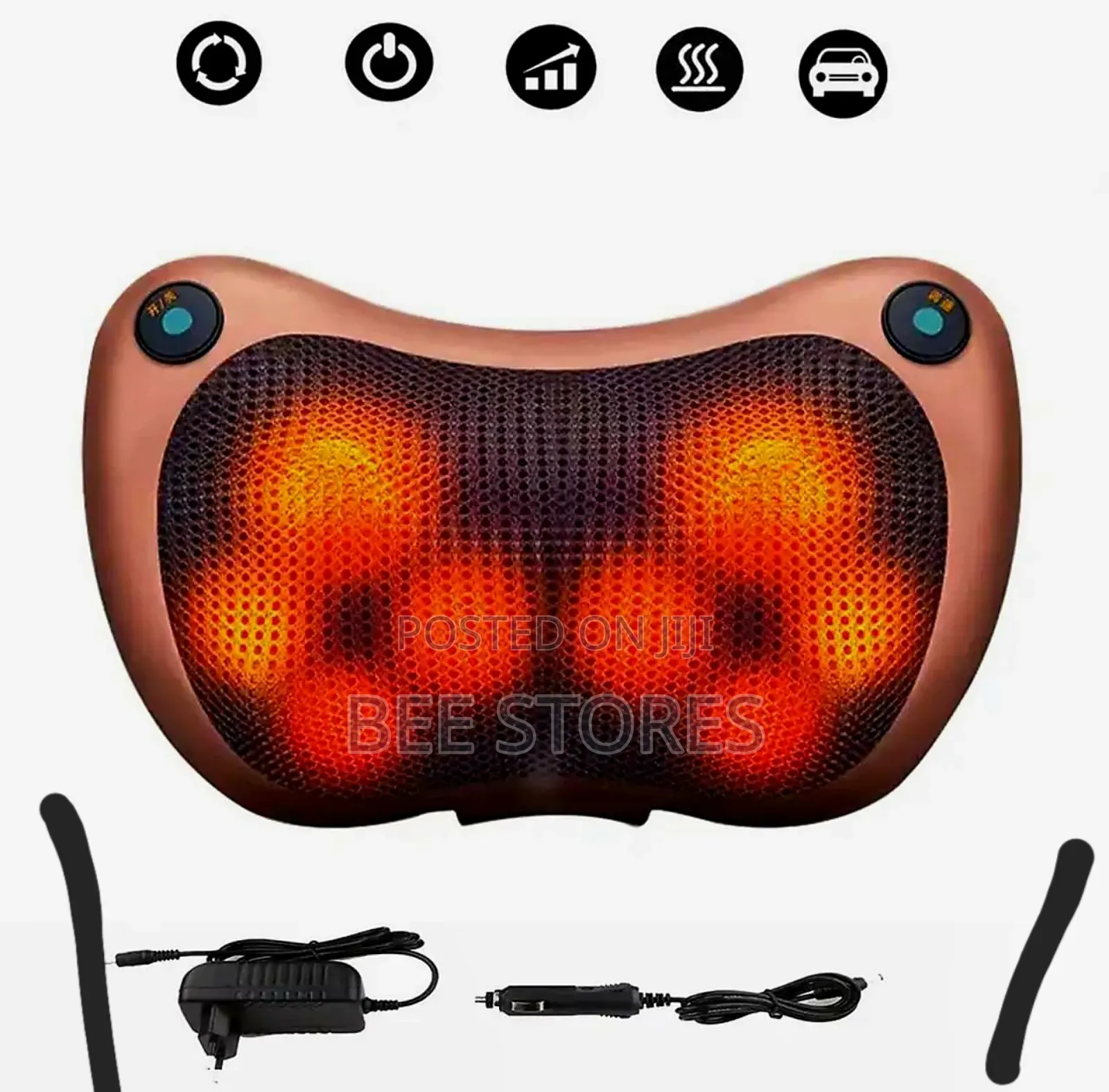 Massage,Heat Massage Pillow Shiatsu Deep Kneading Massager