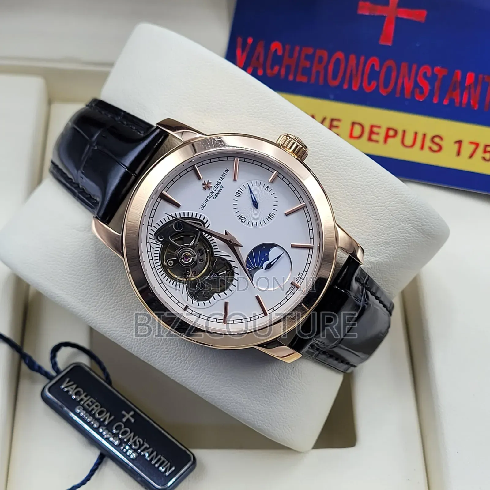 Original Vacheron Constantin Leather Watch Available Instore