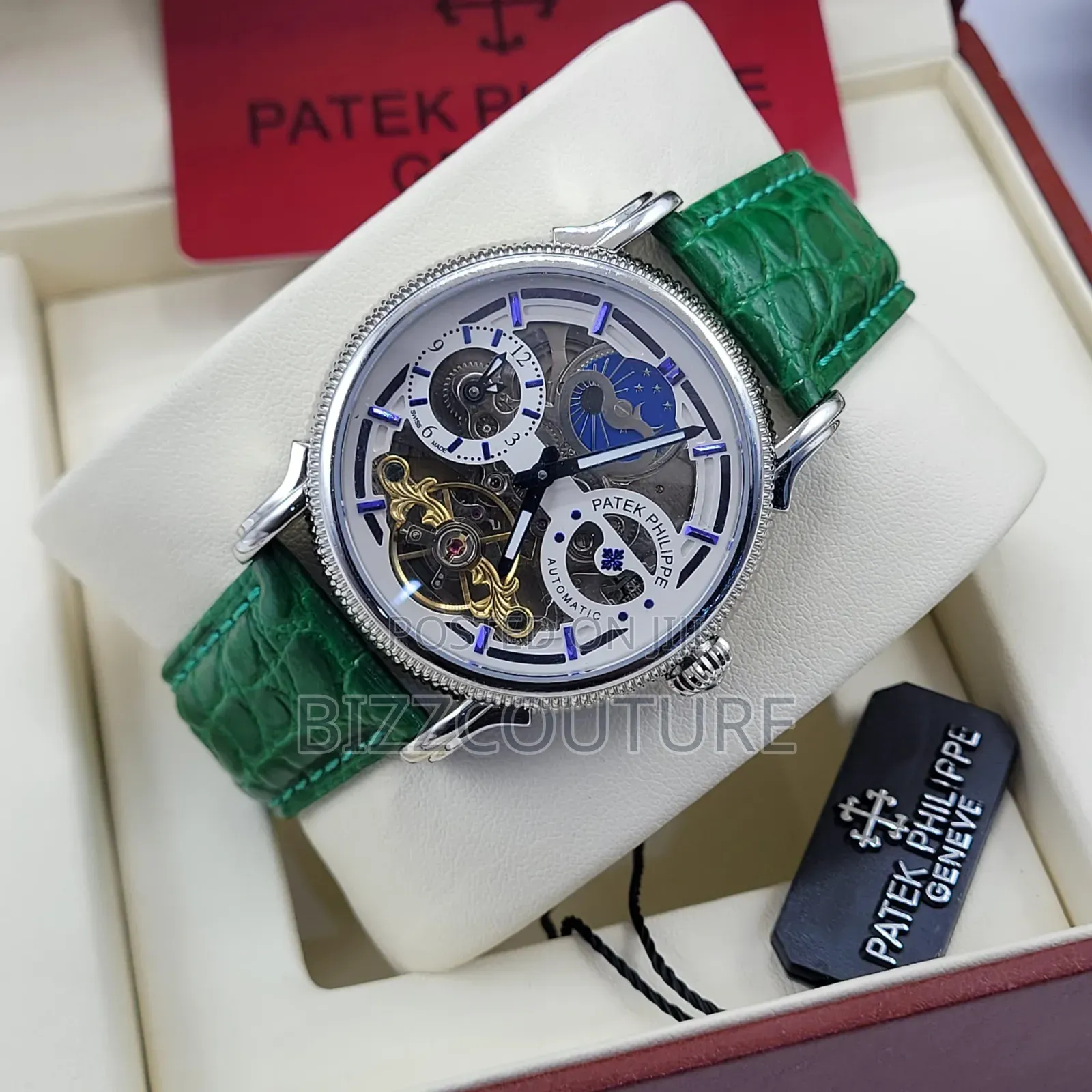 Original PATEK PHILIPPE Leather Watch Available Instore