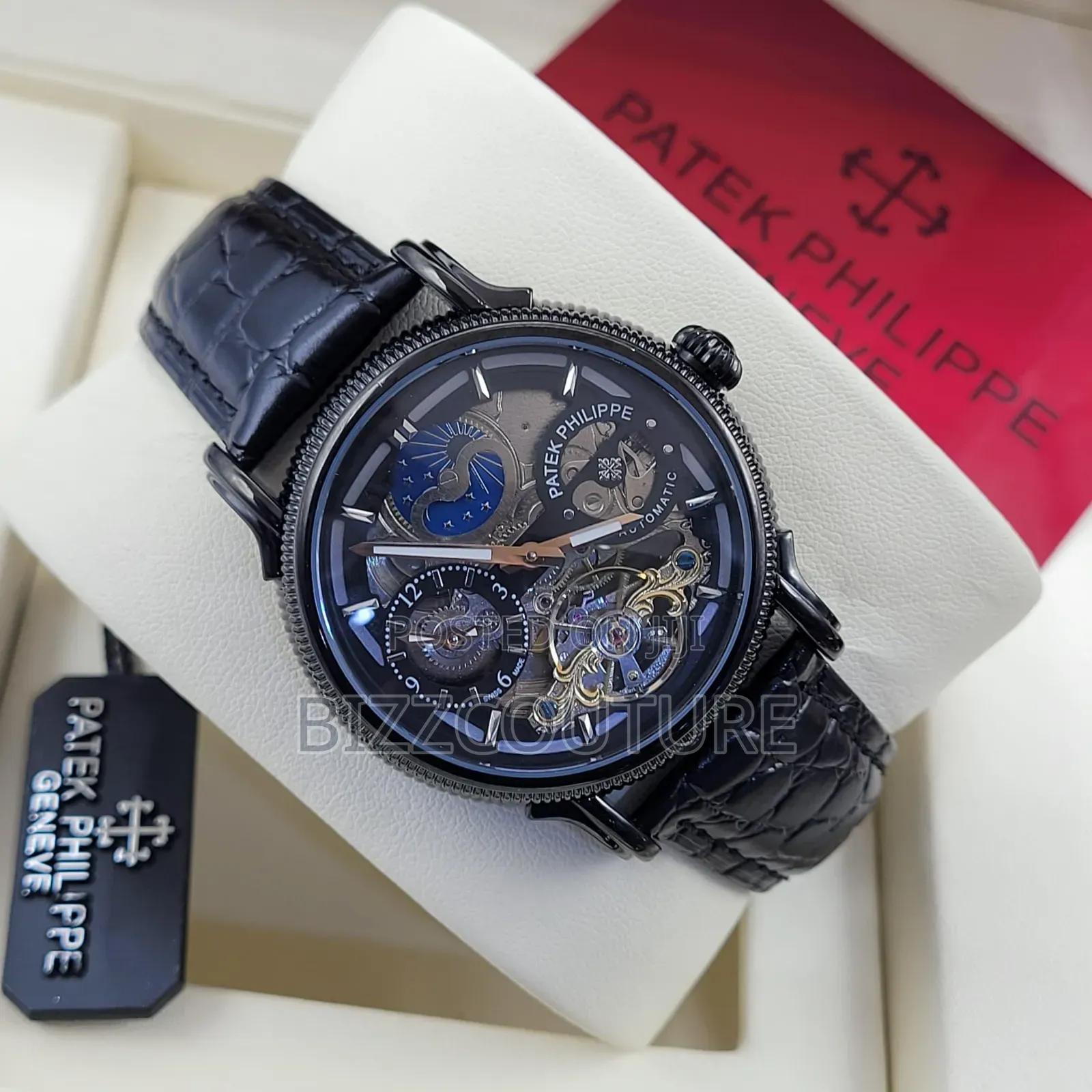 Original PATEK Philipe Leather Strap Watch Available Instore