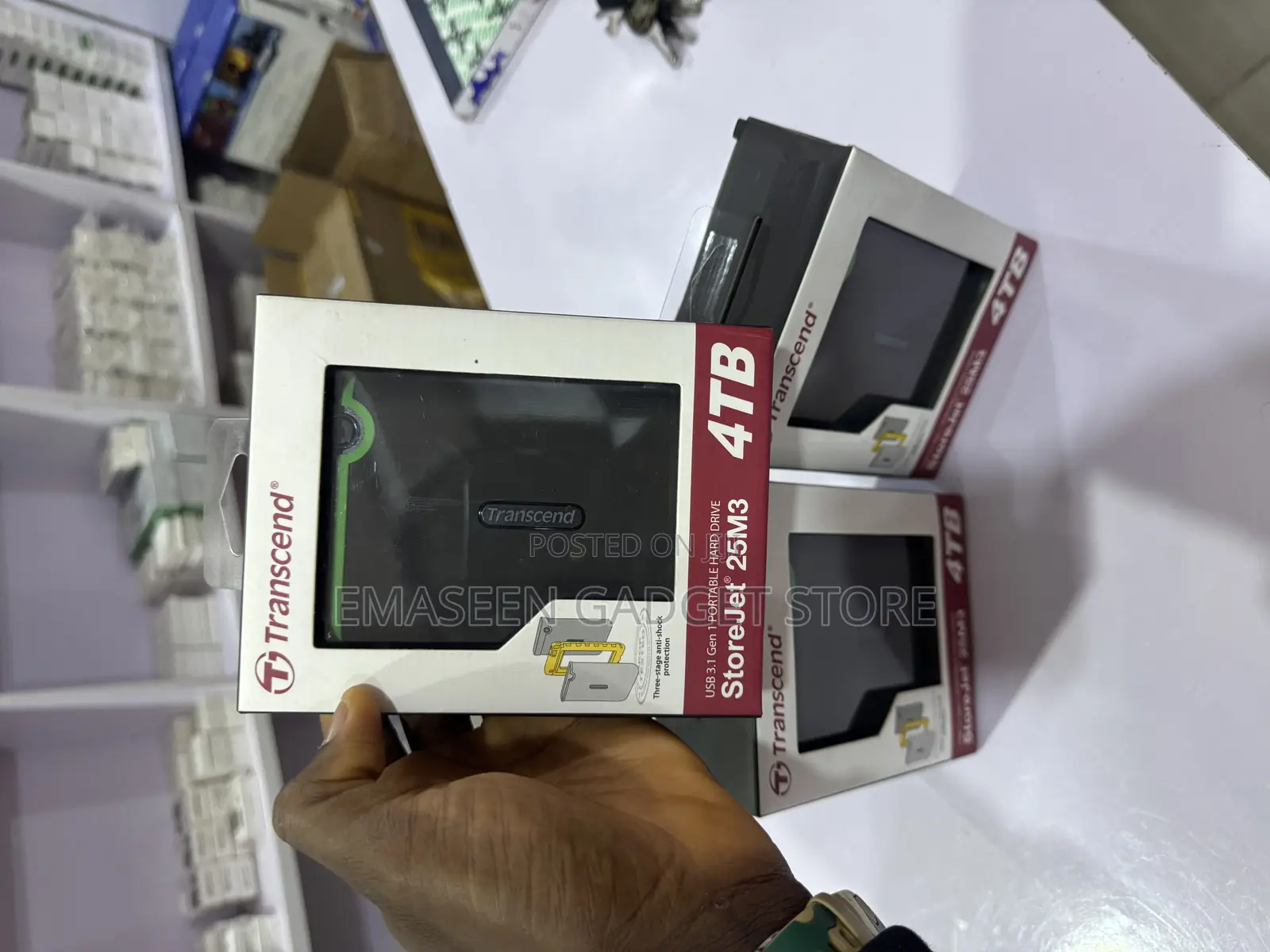 Transcend External Hard Drive 4TB