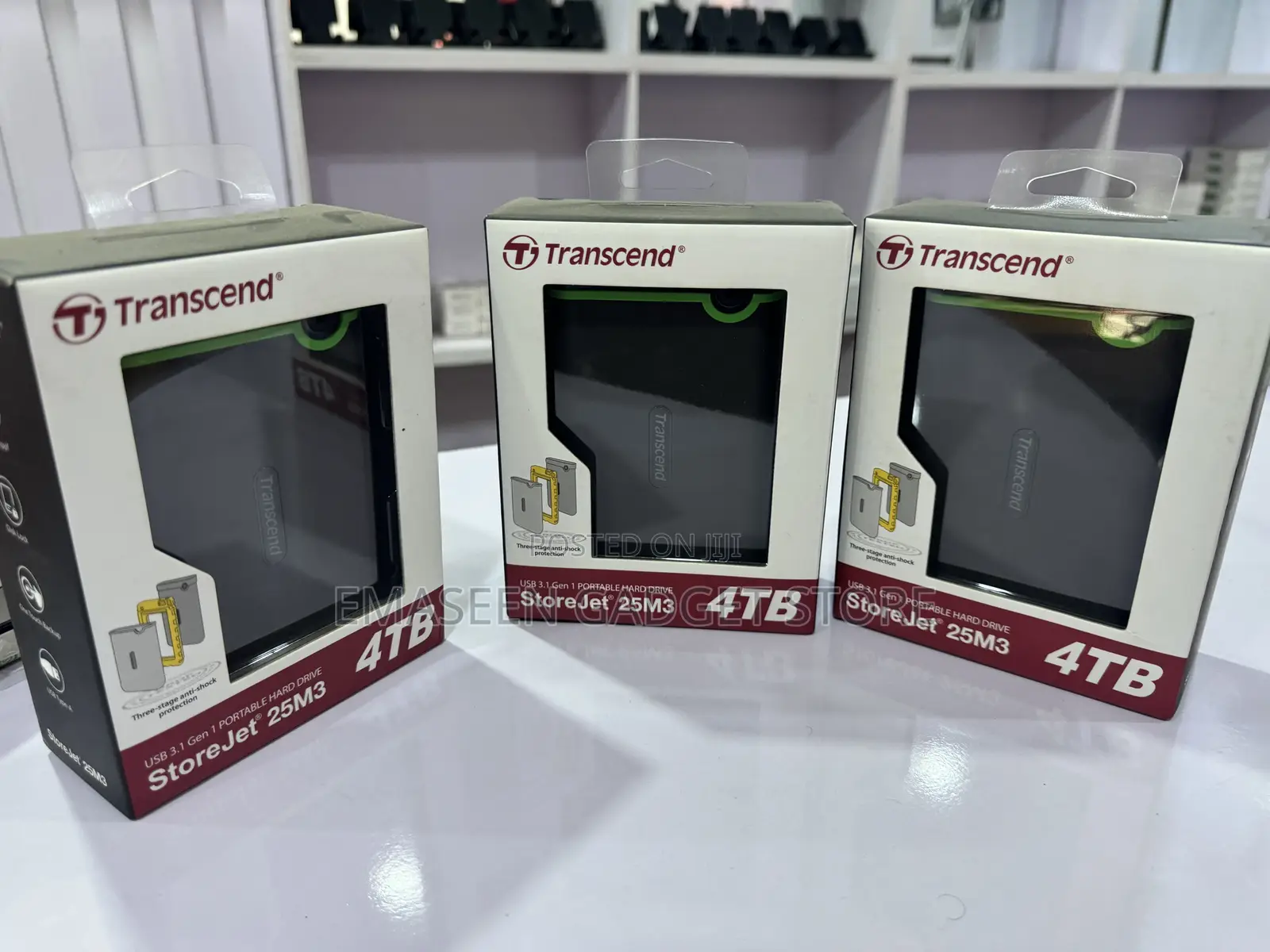 Transcend External Hard Drive 4TB