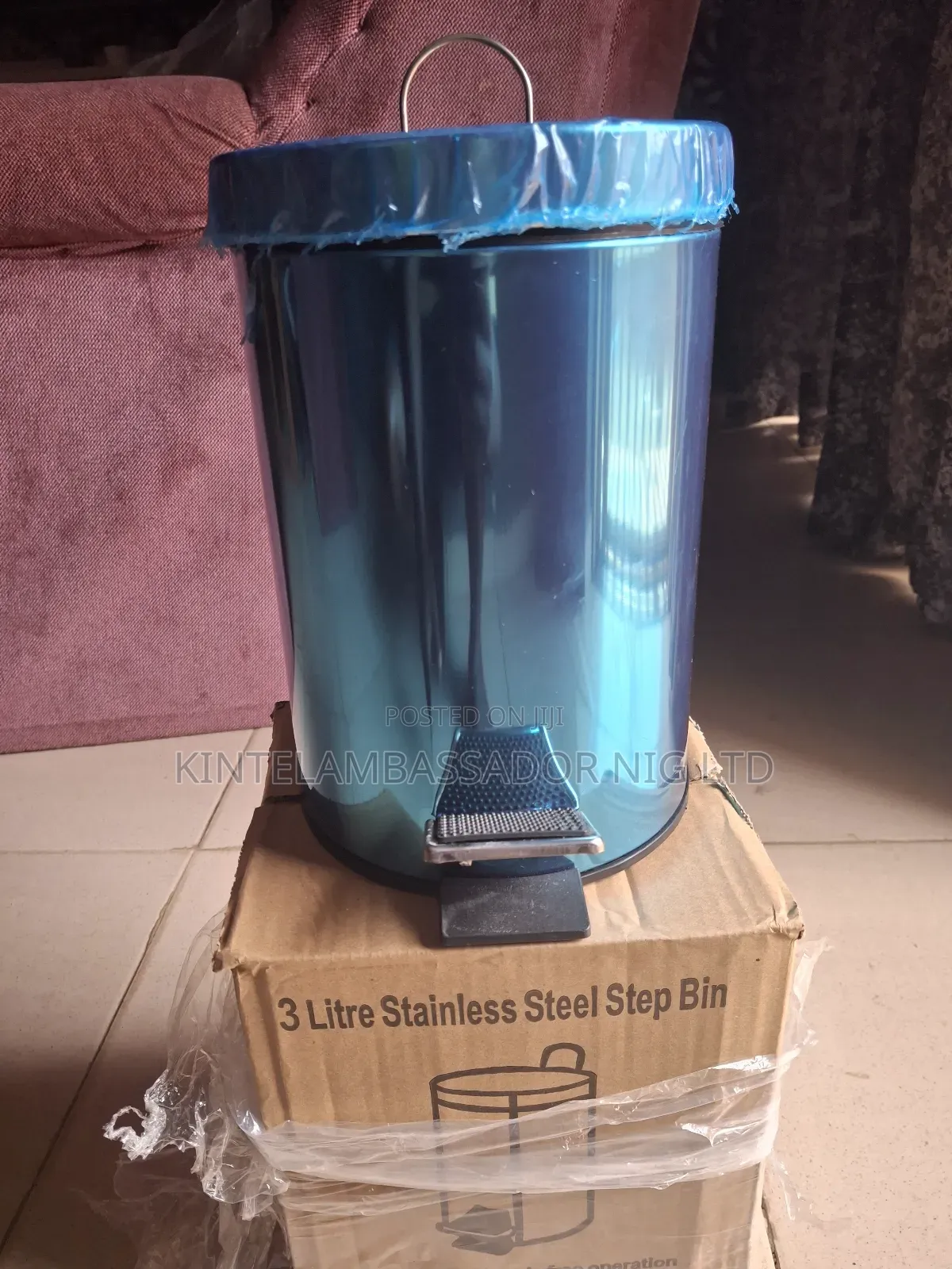 3 Litre Stainless Steel Step Bin