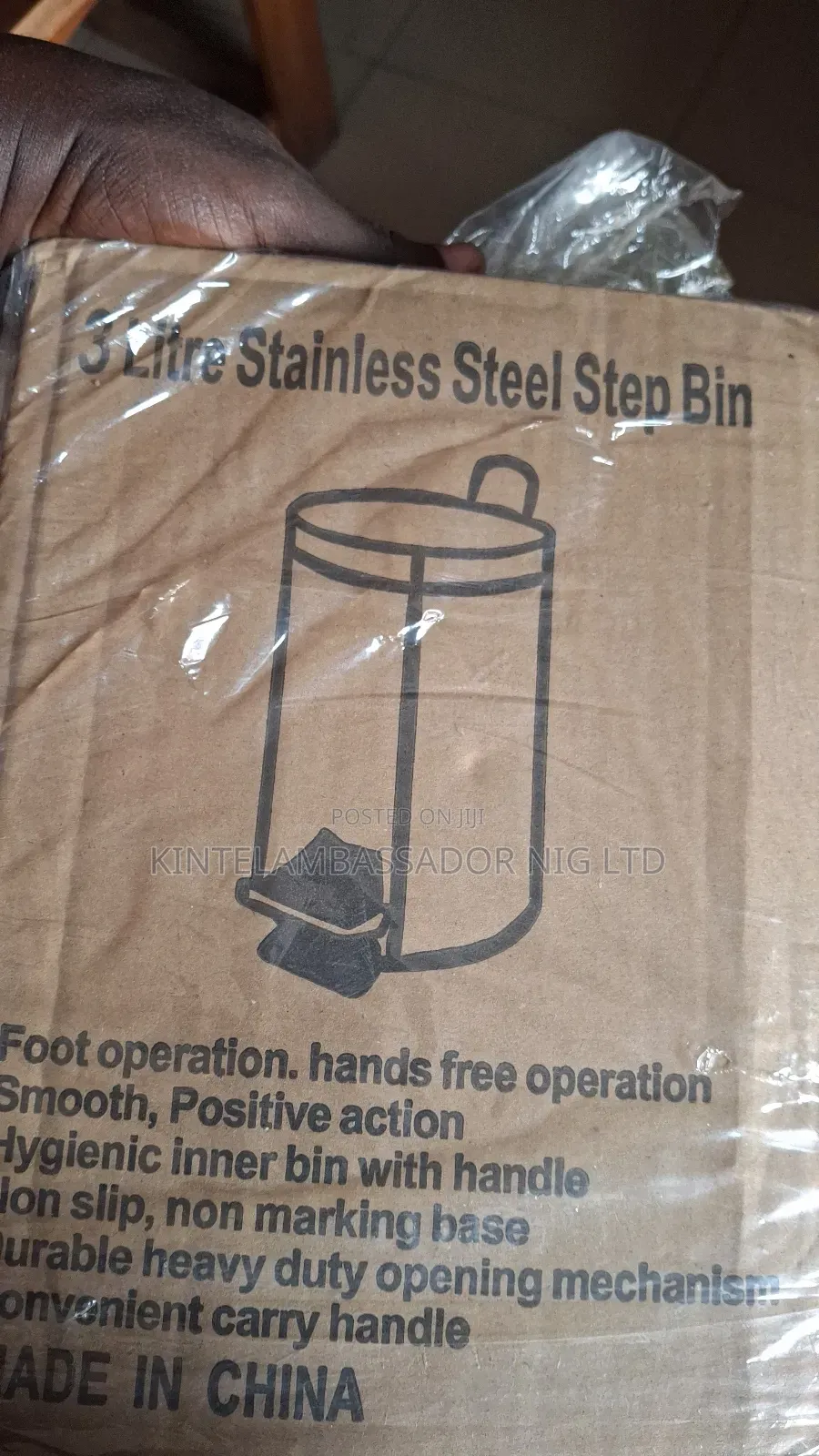3 Litre Stainless Steel Step Bin