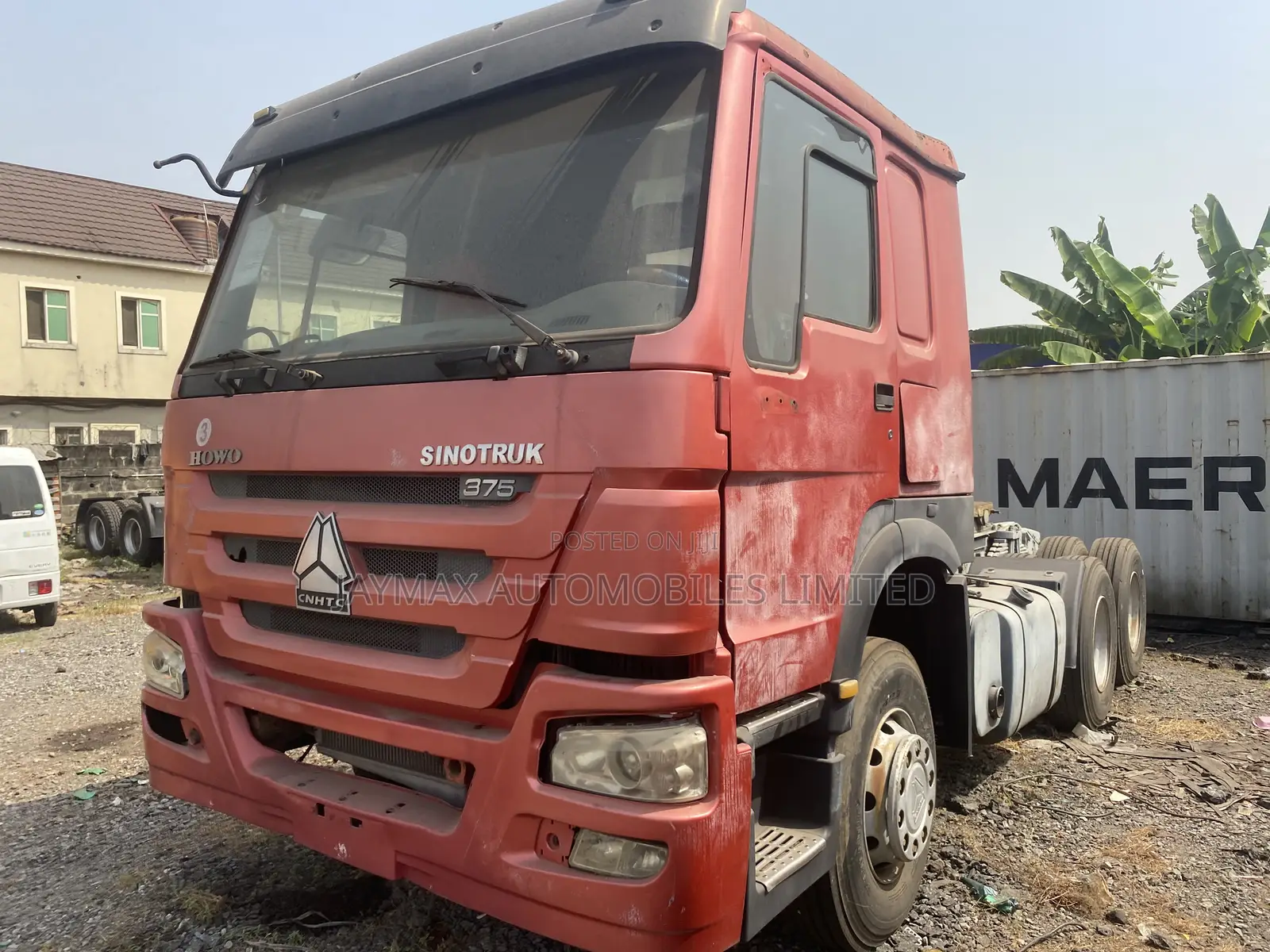 Howo 375 Tractor Head Red