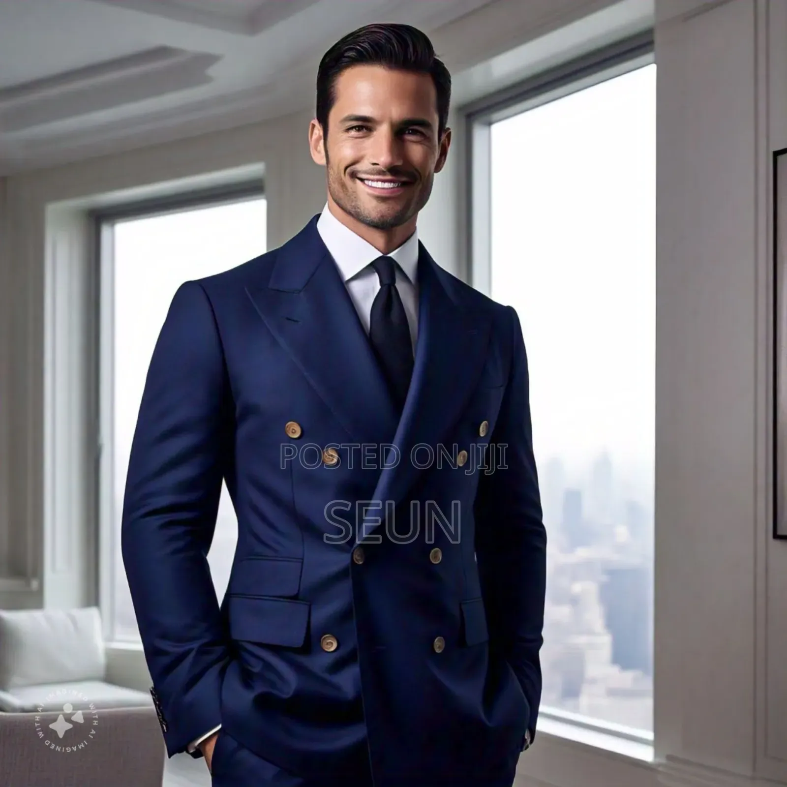 Double Breasted Suit for Men