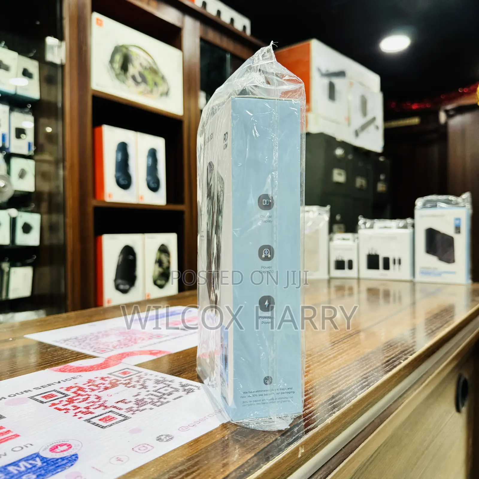 Powerology Portable Power Bank 30000mah PD 45W Fast Charging