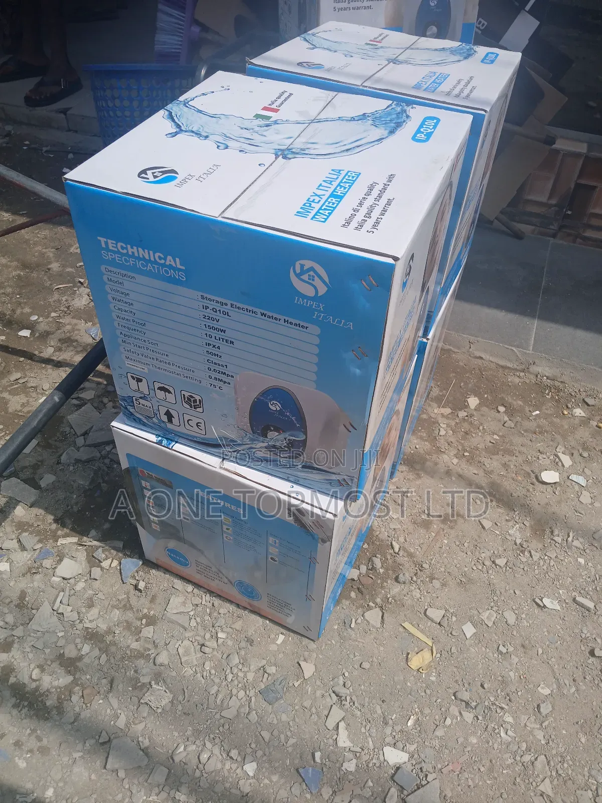 Impex Italia Water Heater 10l
