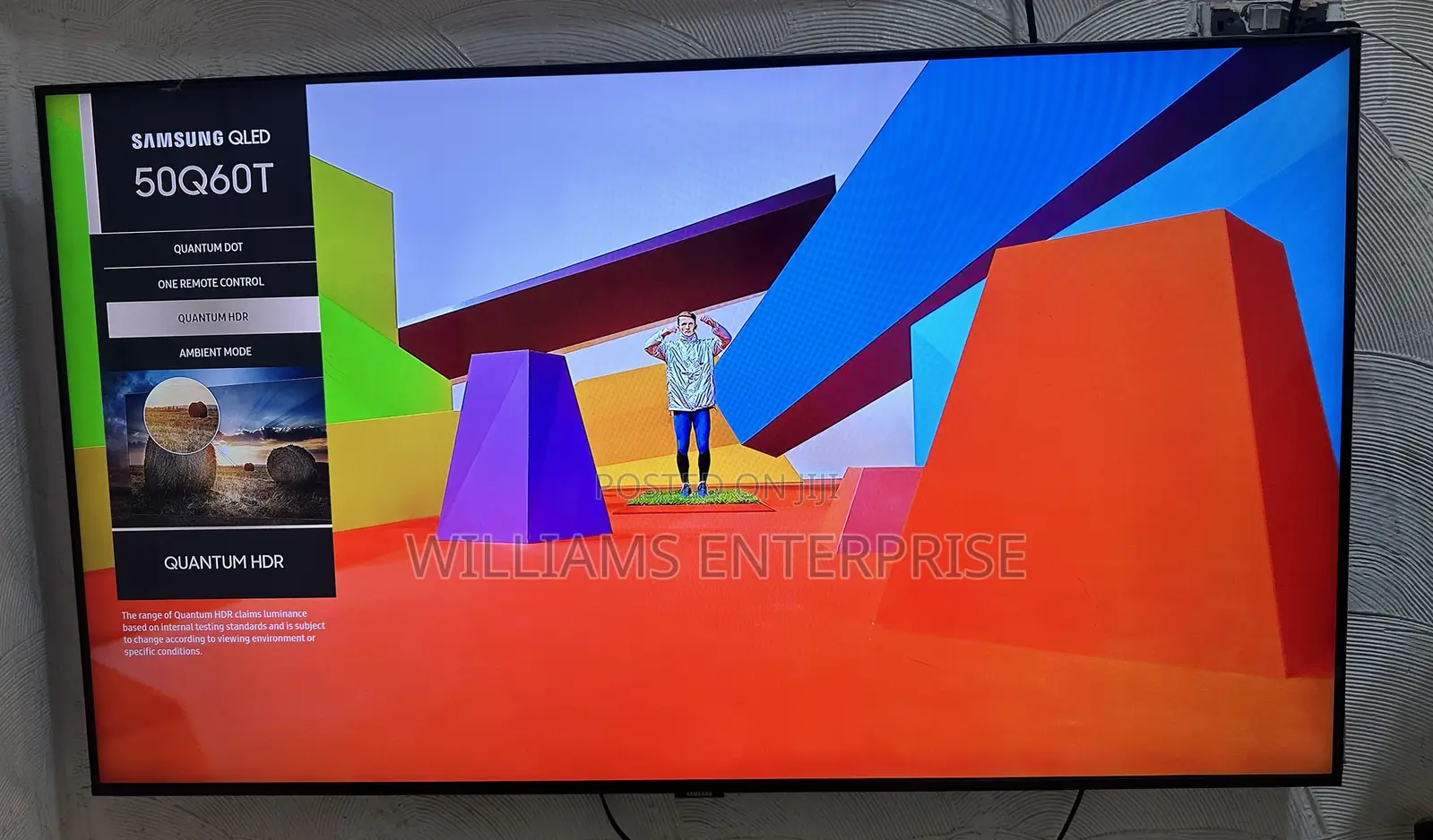 Samsung 50 Inches Qled Smart Tv (2020) Model
