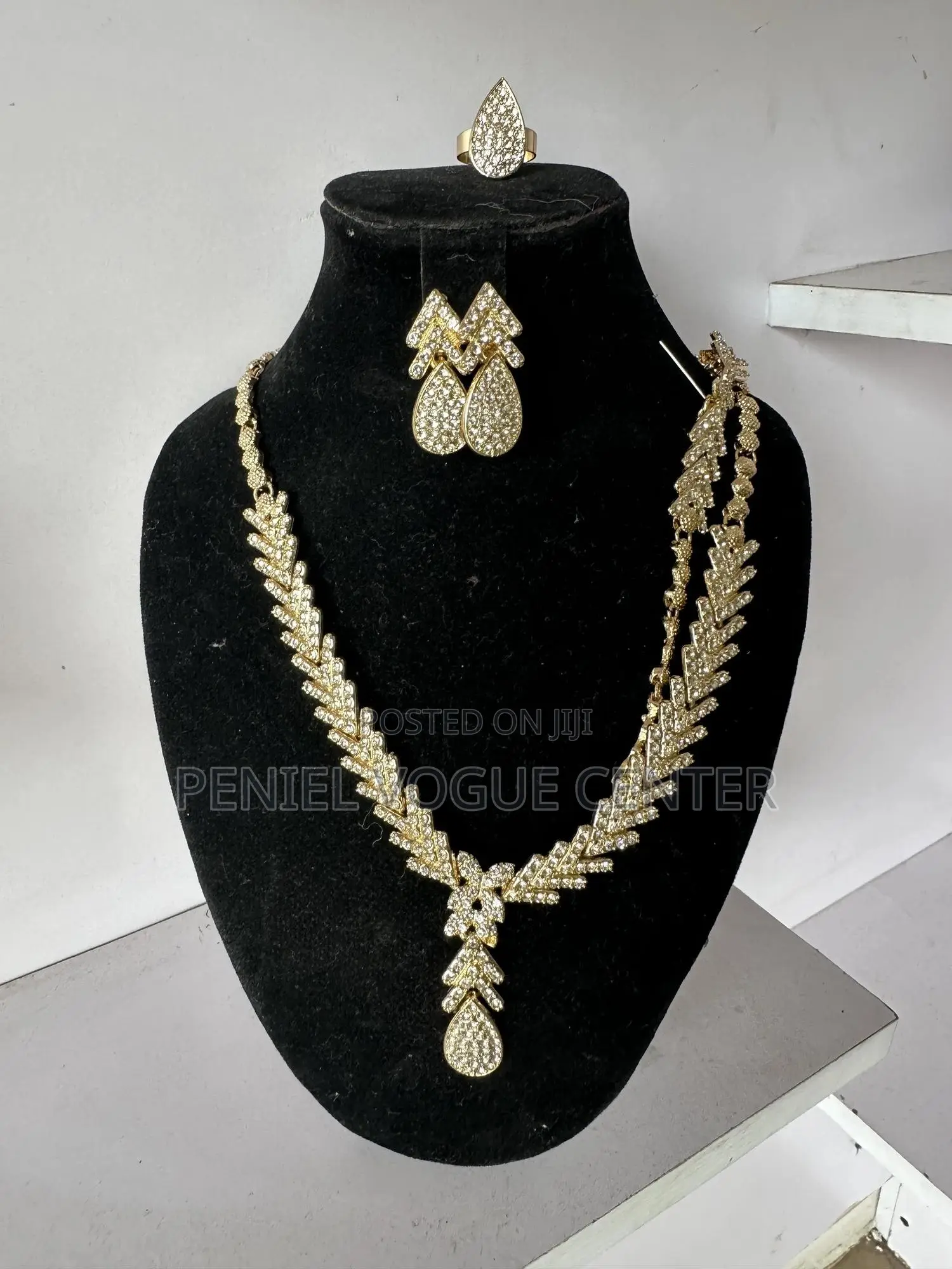 Gold Replica Jewelry Set, Custom Jewelry Chain Set