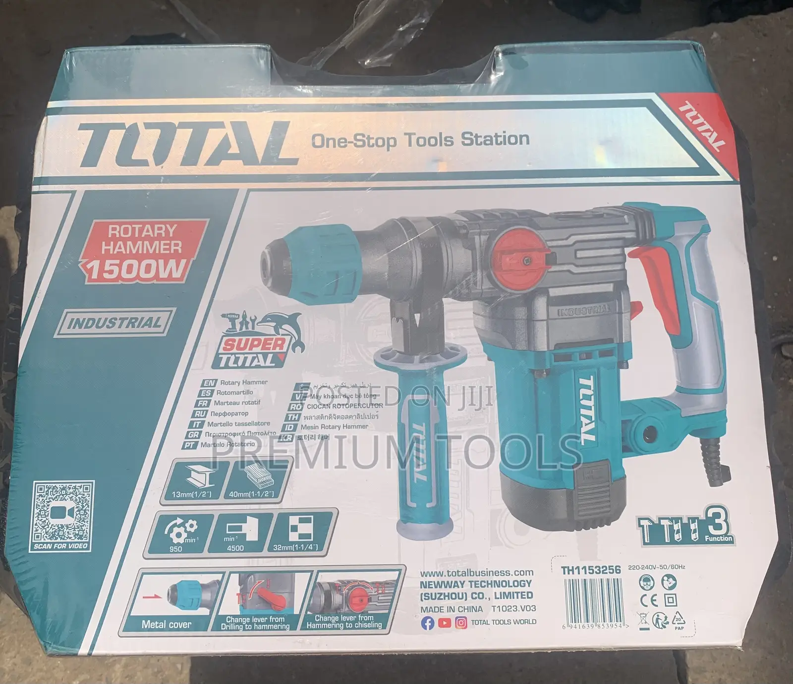 Total Rotary Hammer 1500w