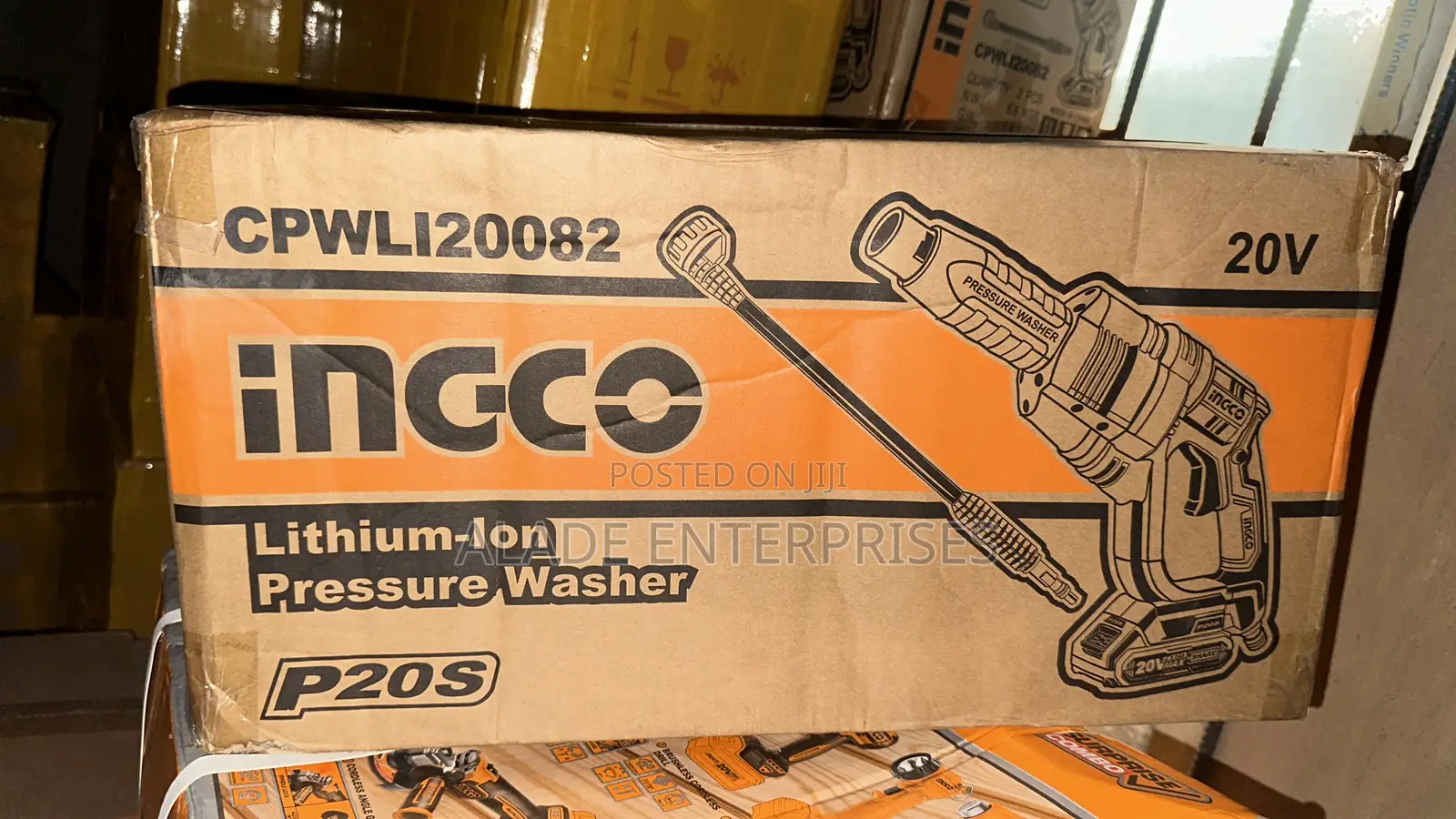 Ingco Lithium-Ion Pressure Washer (20V) Ingco Z