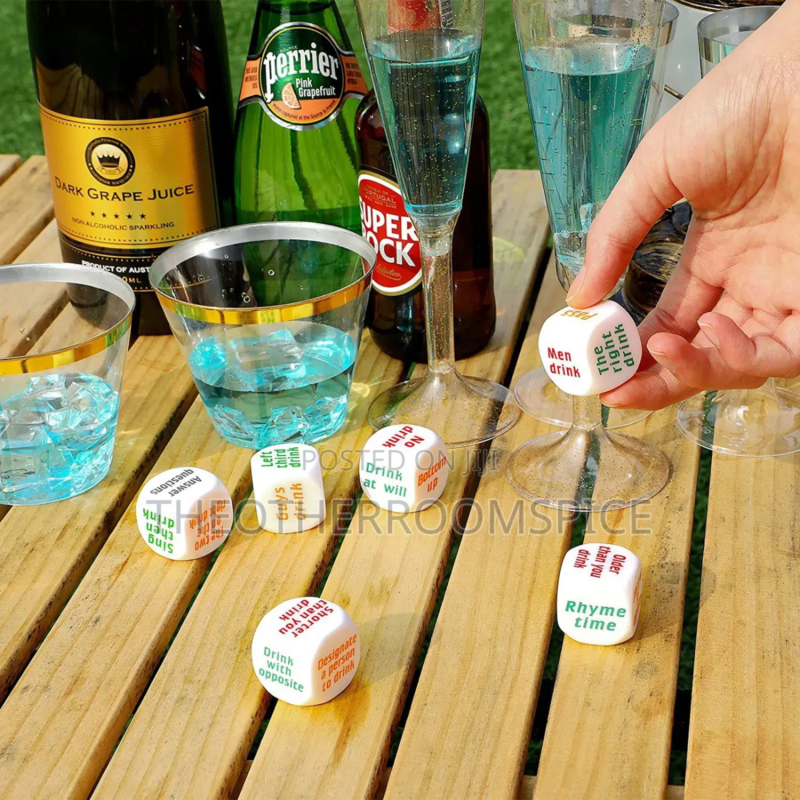6pc Drinking Dice Adult Fun Party Game Set
